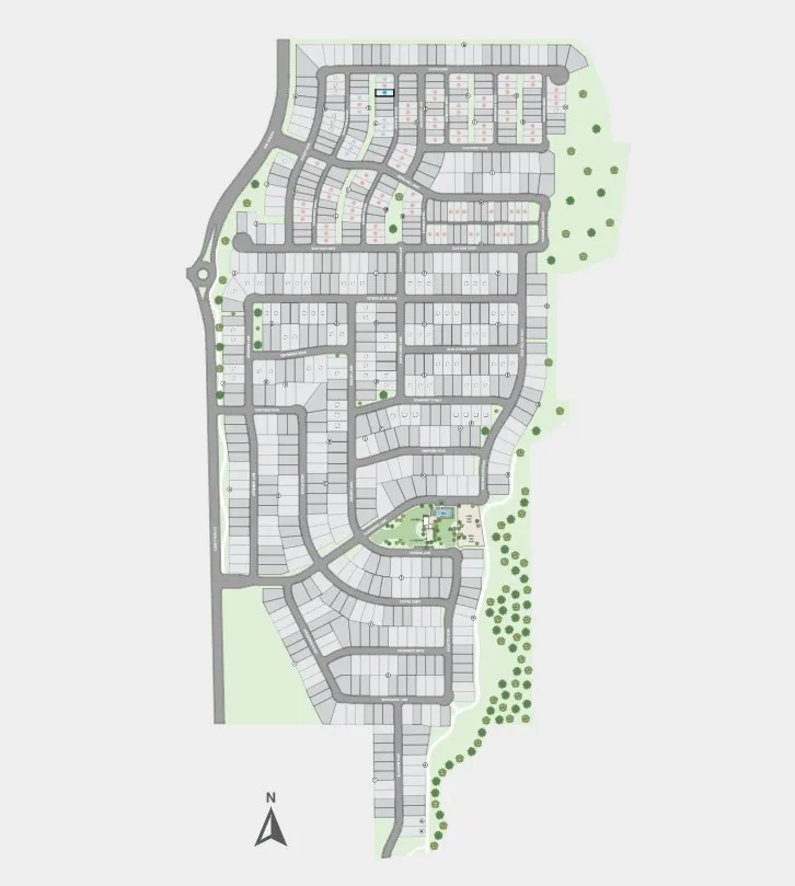Cross Creek Meadows Site Map
