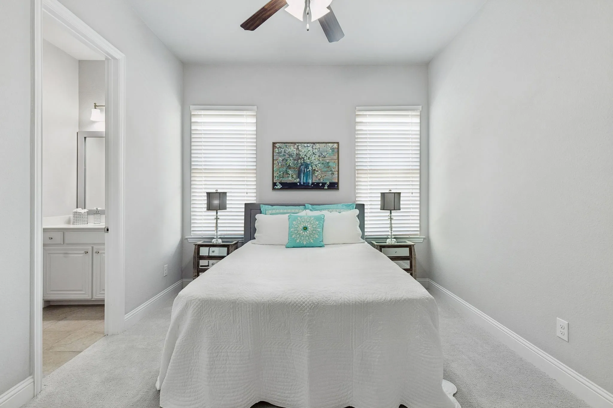 Second bedroom on main floor for guests or multigenrational use