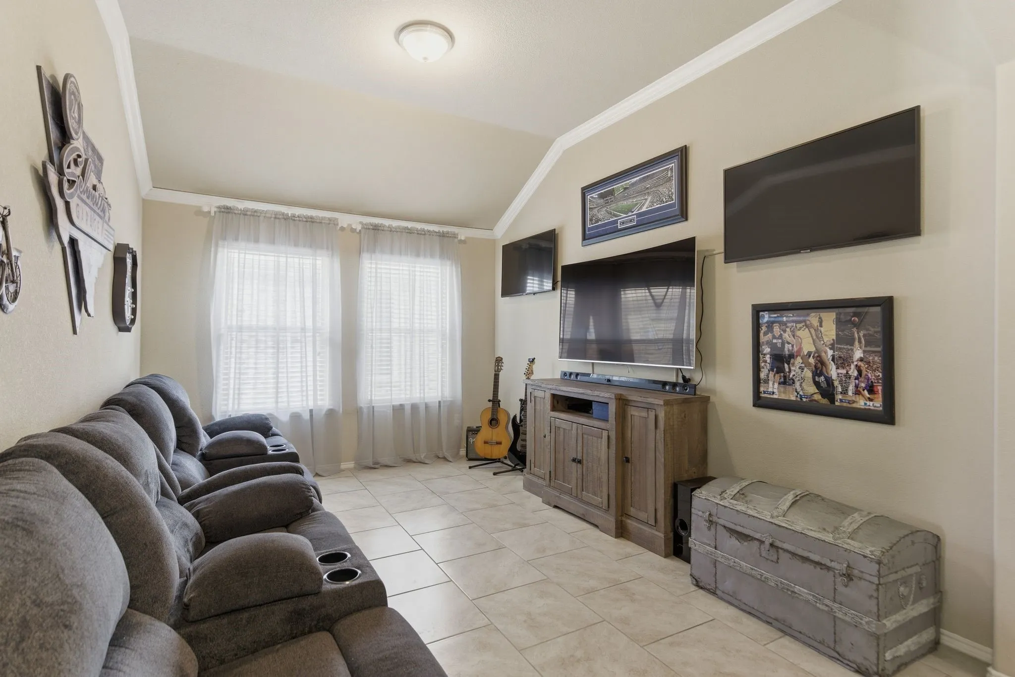 Formal Dining currently being used as an additional living area