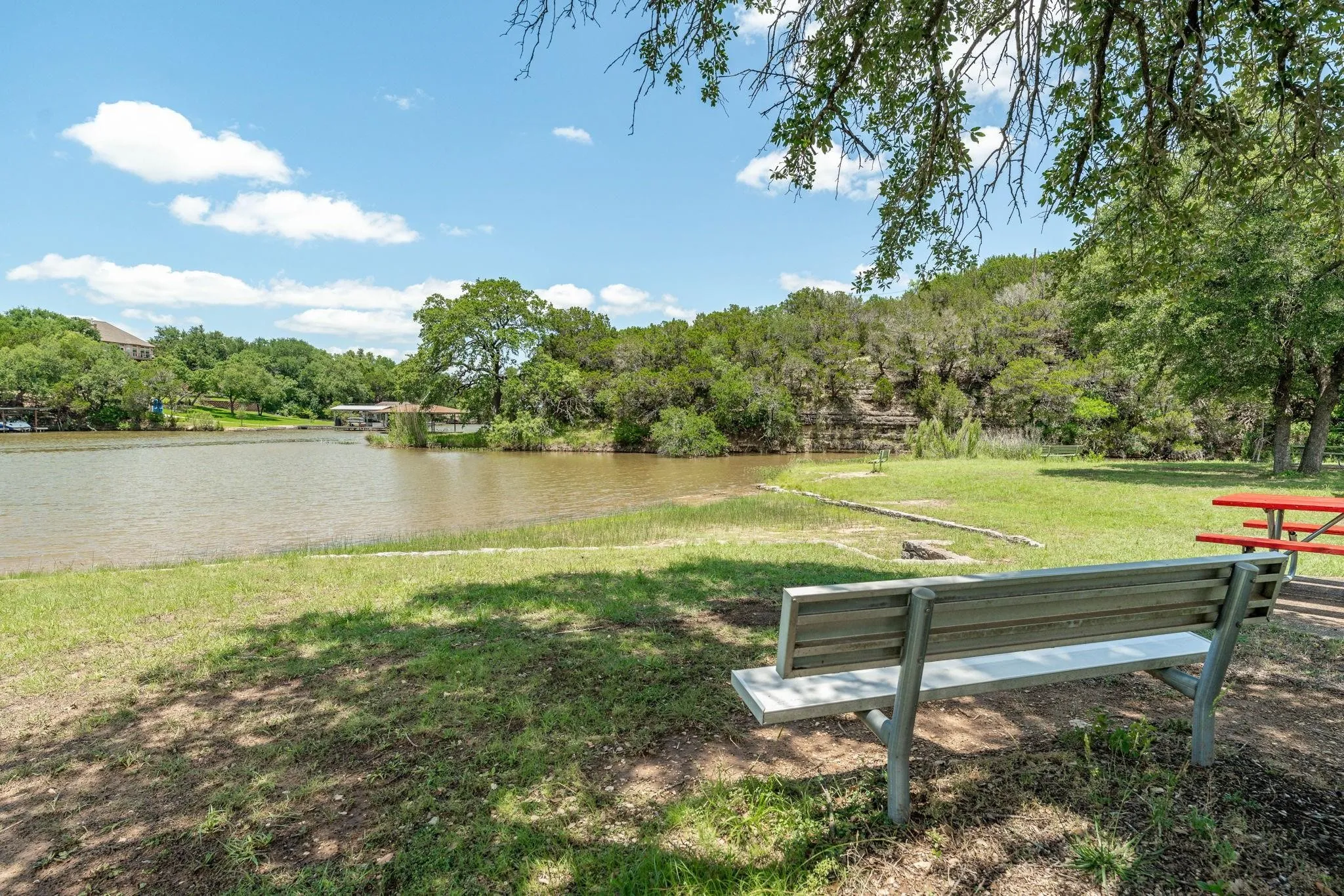 Community lake front park