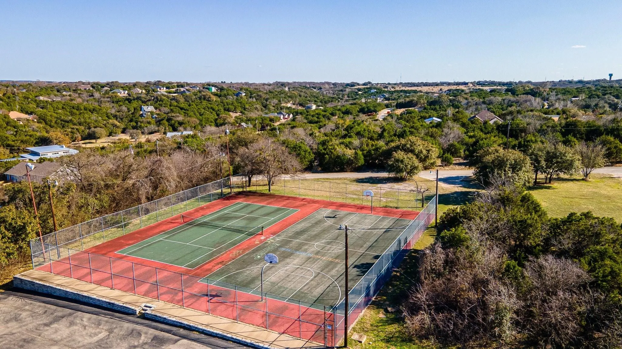 Community includes several sports courts