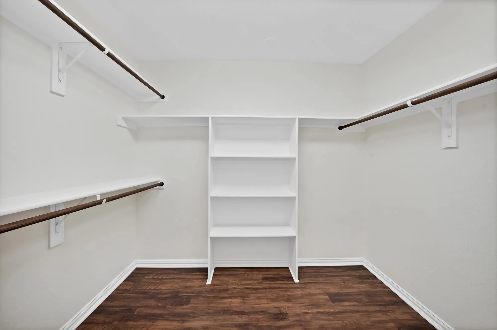 Fill this large walk in closet