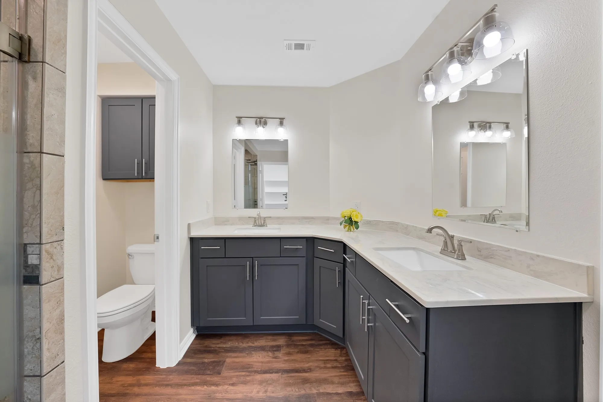 another view of primary bathroom