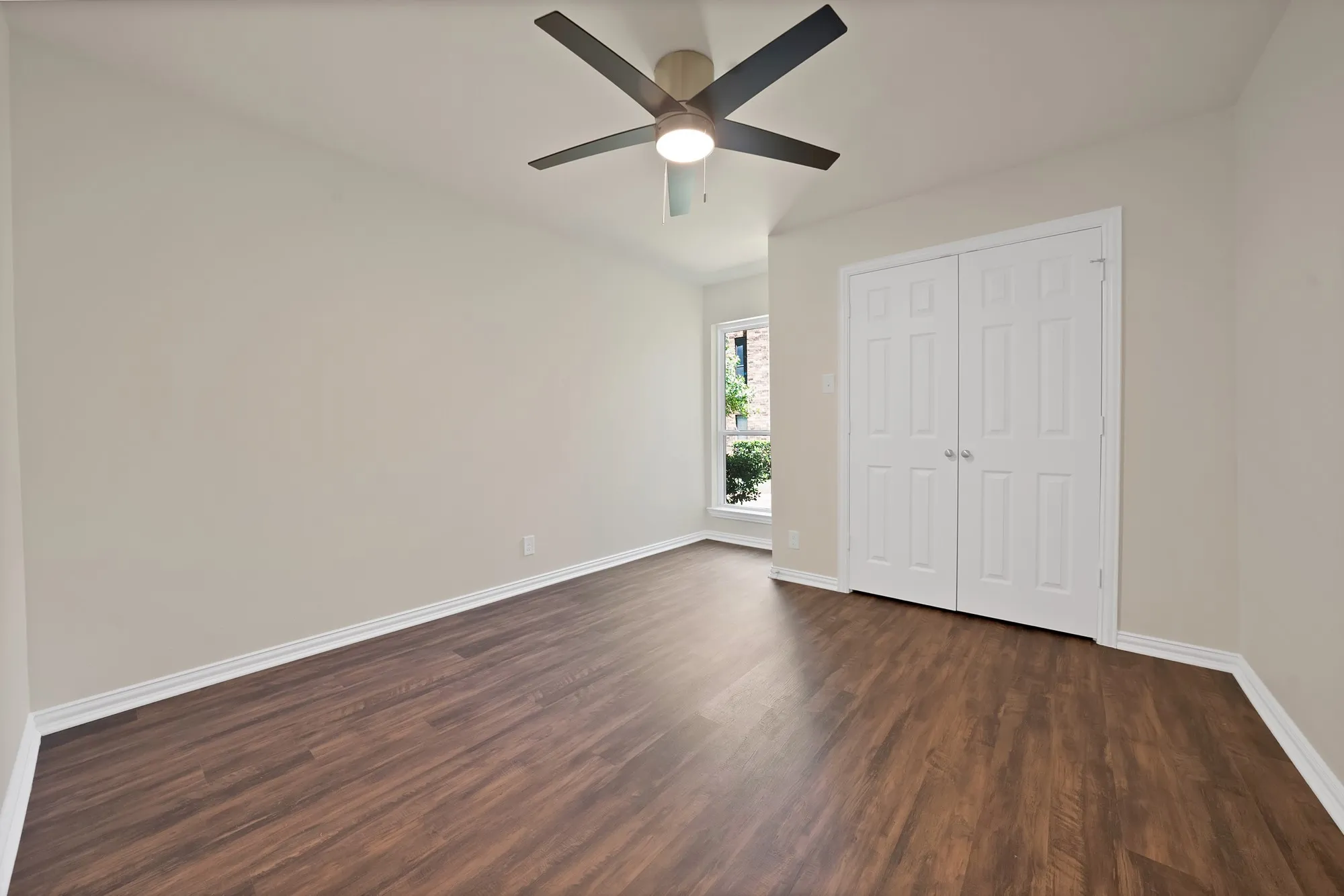 one of the two bedrooms