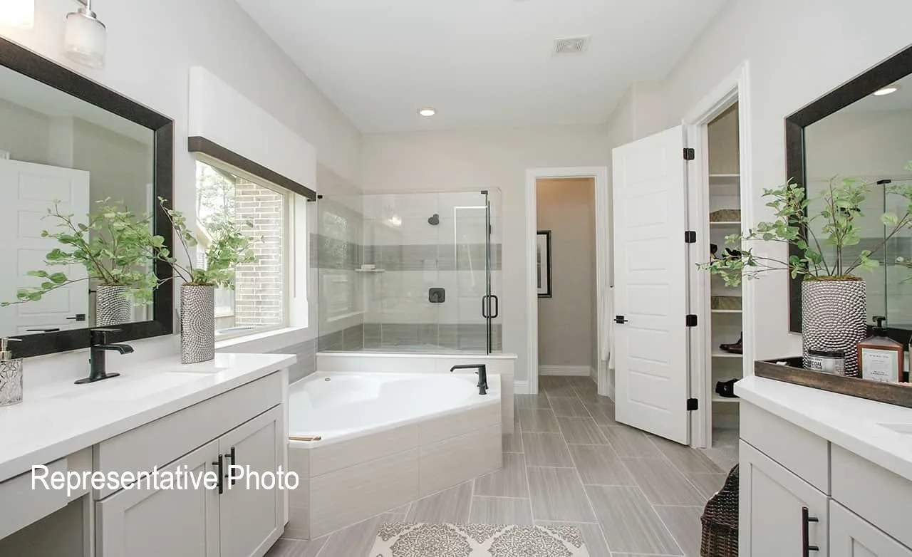 Model home photos of similar floorplans, not pictures of actual home.
