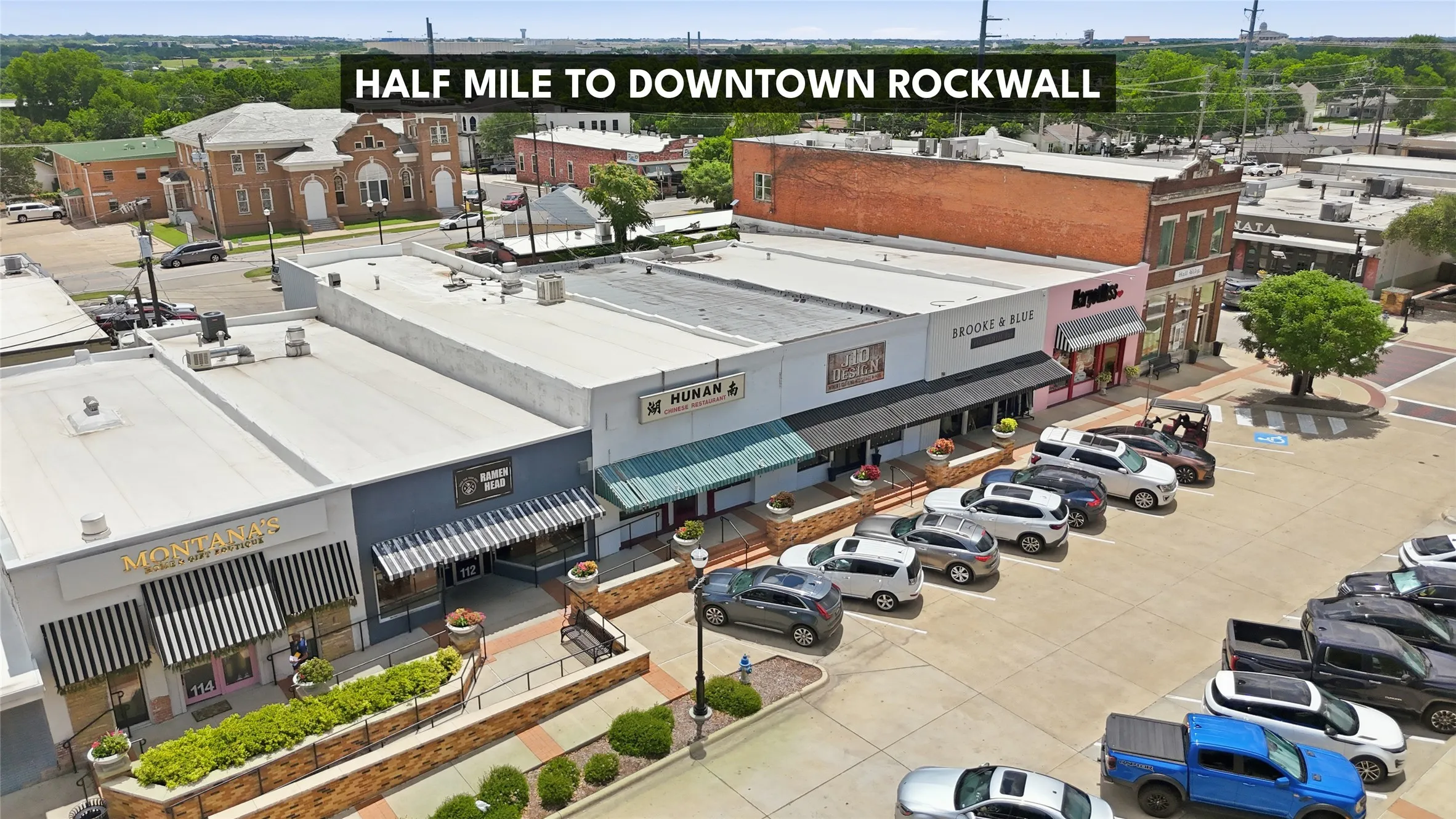 Enjoy Convenient Access to the Charm, Restaurants, and Entertainment of Downtown Rockwall.