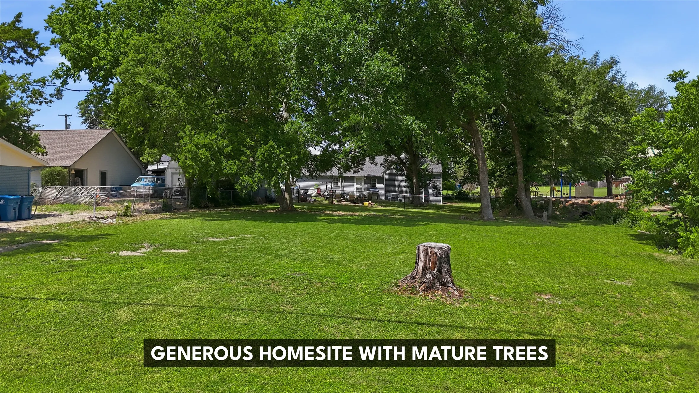 Build Your Dream Home on a Generous Lot Surrounded By Established Mature Trees and Greenery.