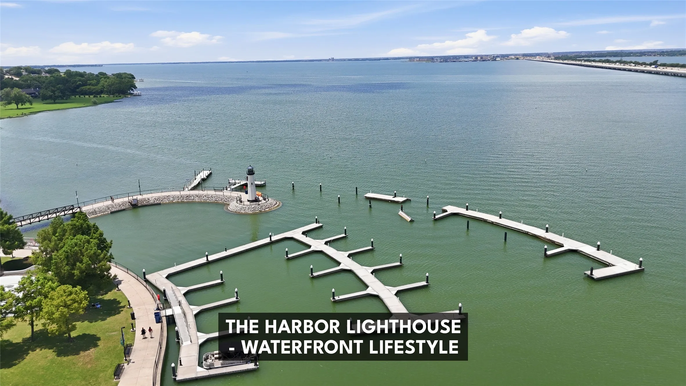 Rockwall's Signature Lighthouse Highlights the Beauty and Lifestyle of Lake Ray Hubbard.