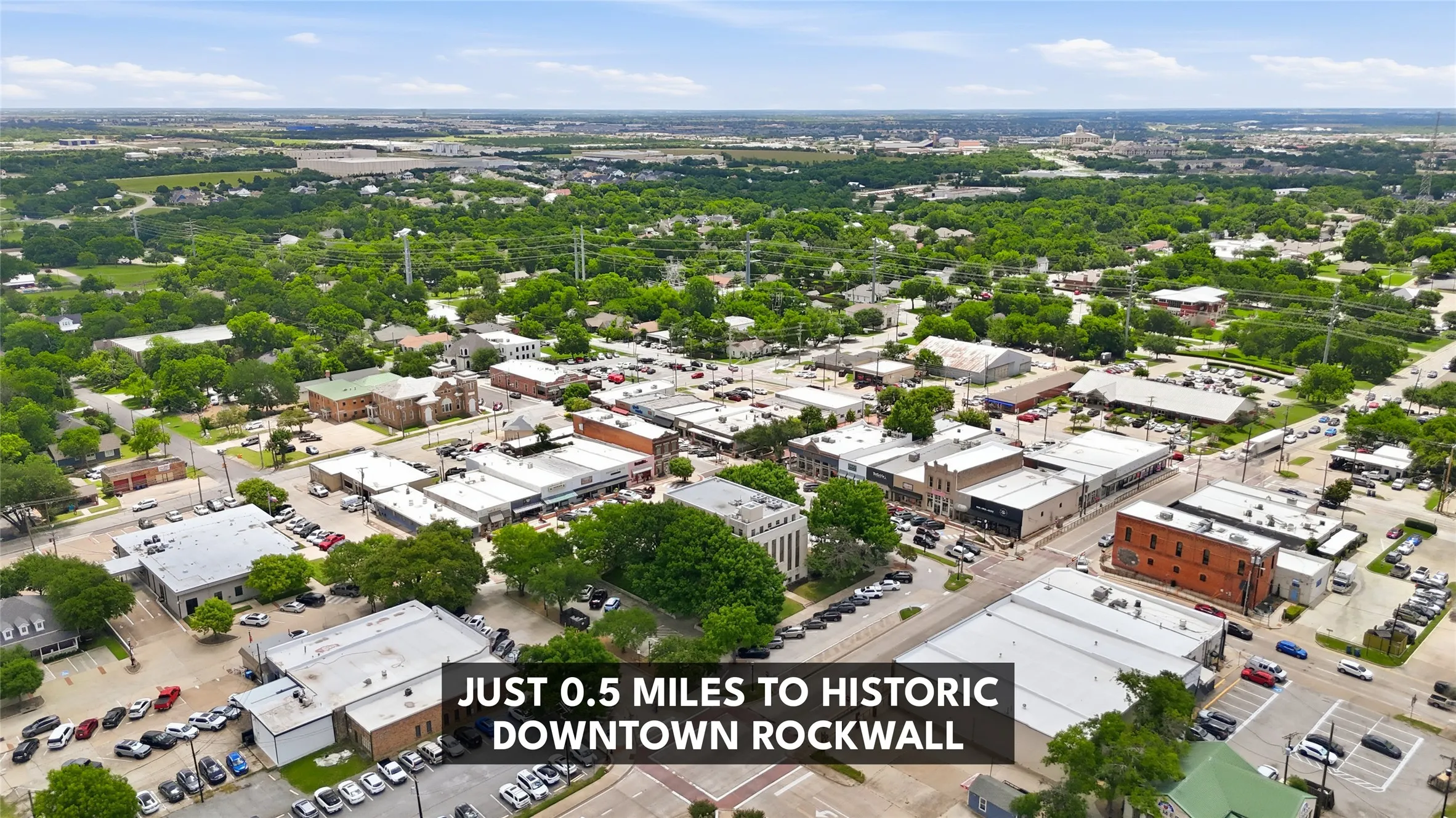 One of the Few Opportunities to Build This Close to Downtown Rockwall.