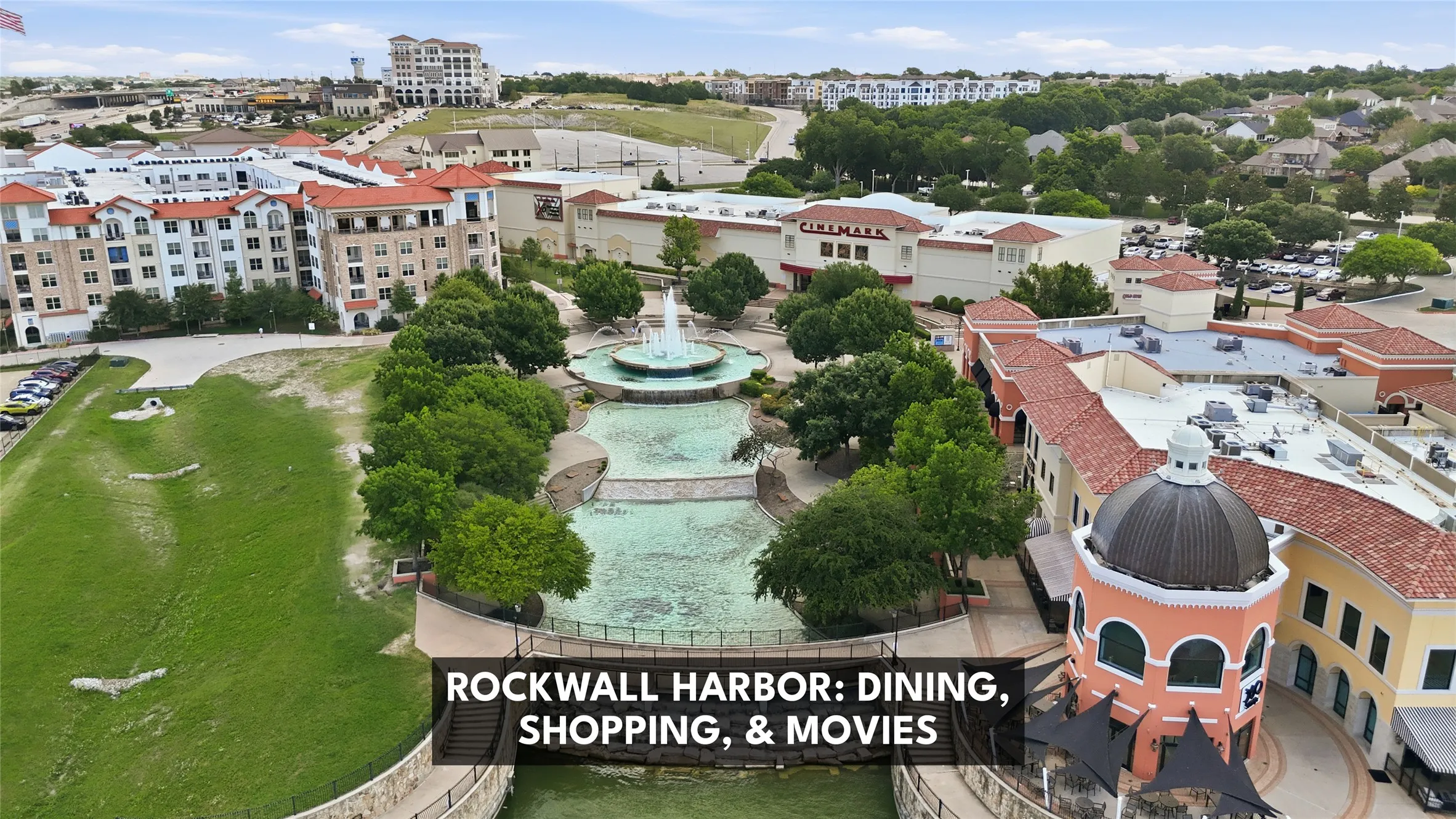 Stroll Through The Harbor's Beautiful Fountain-Lined Promenade While Shopping and Dining.