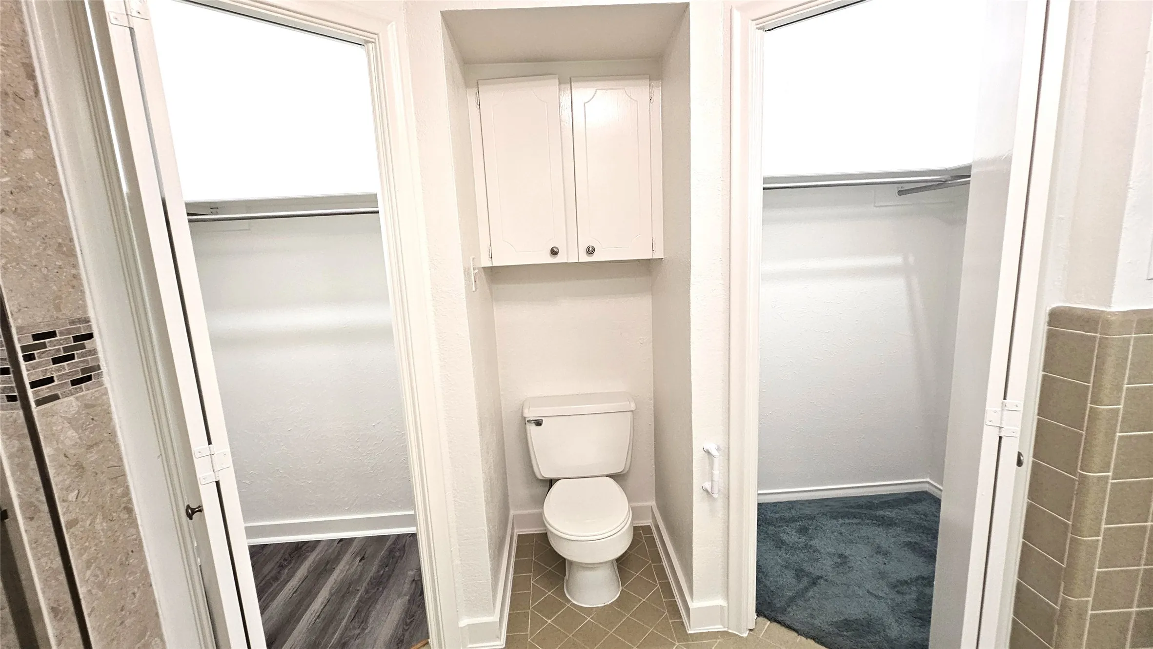 Primary Bathroom has to separate closets