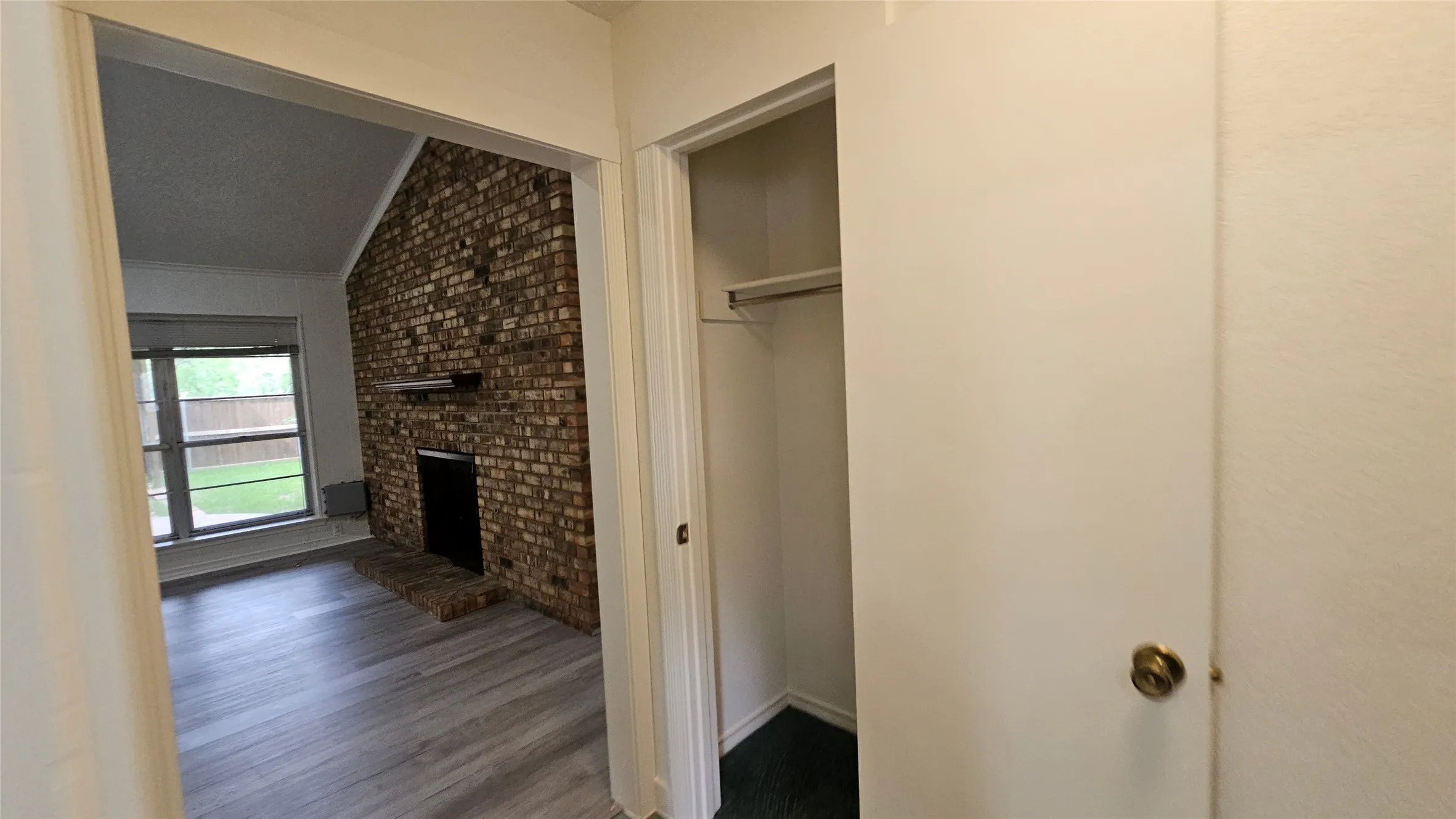 View of hall closet