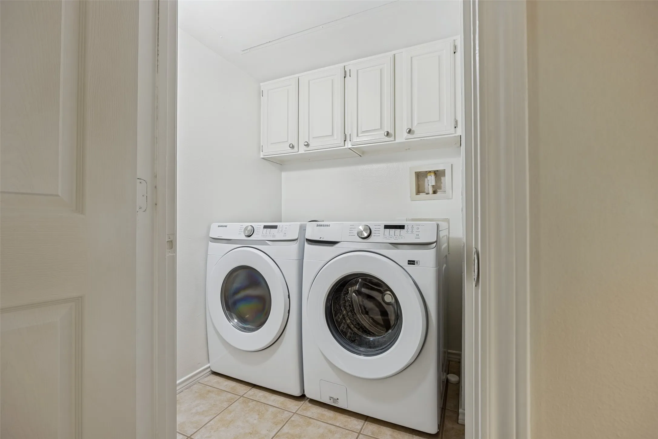 Upstairs laundry room