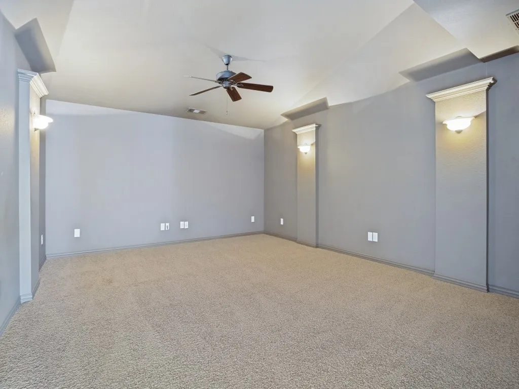     Private media room perfect for enjoying movies, sports, and game days.