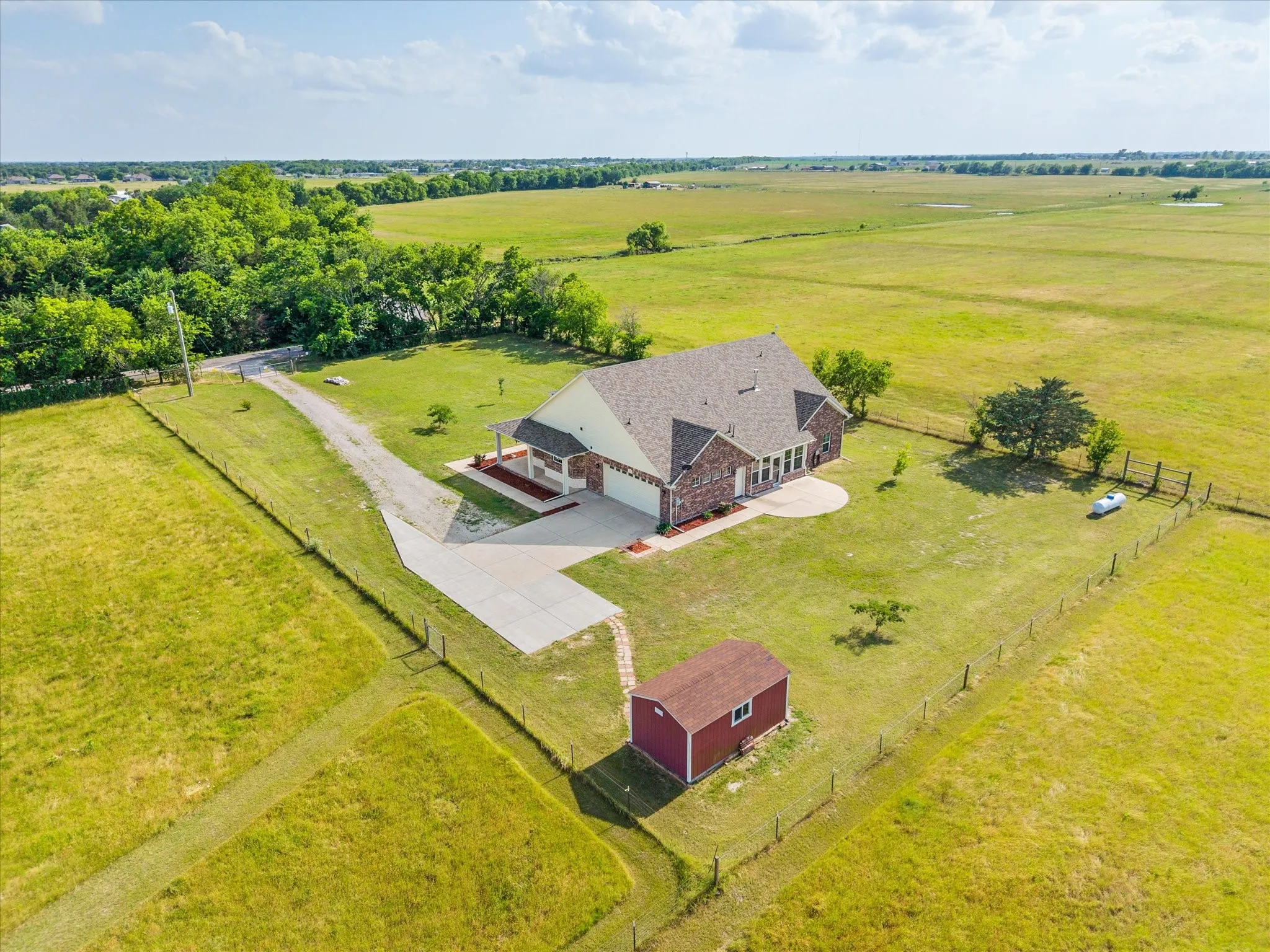 Overview of this gorgeous country manor on spacious one acre lot