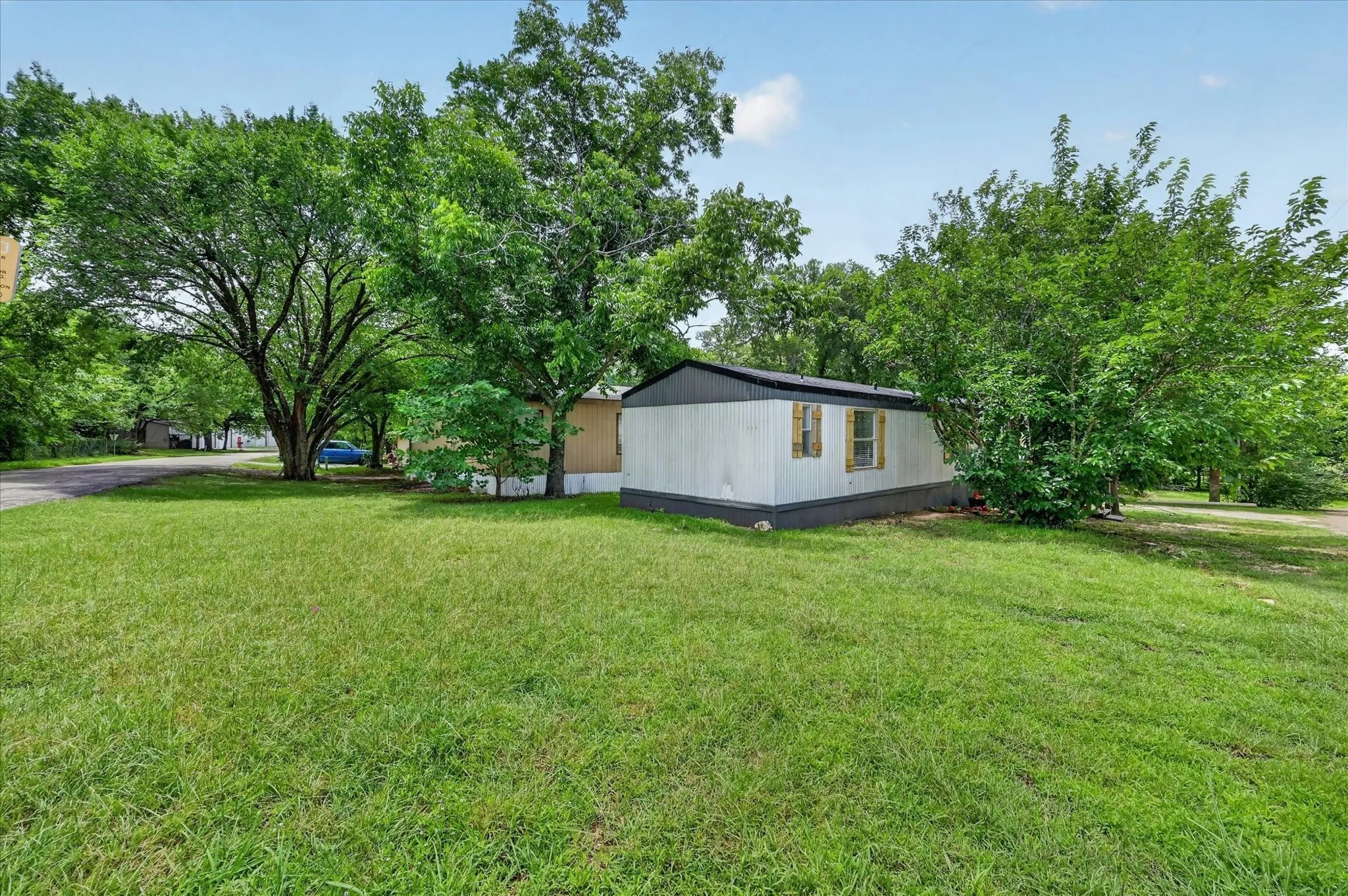 Manufactured home sits on Lots 141 & 142