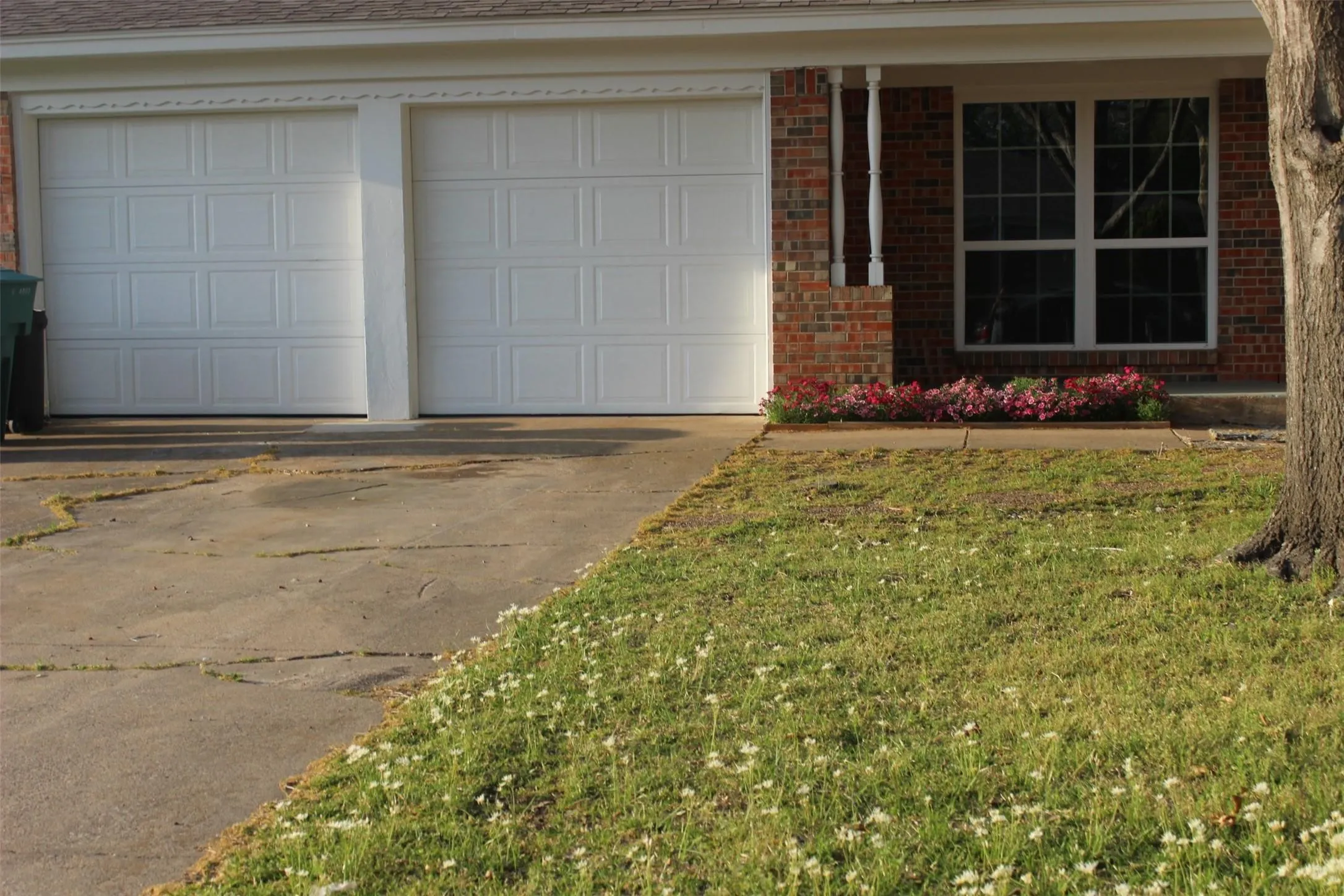 Two car garage