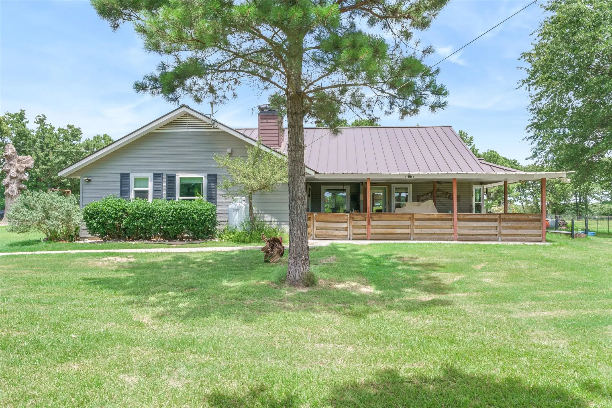 Back of the home