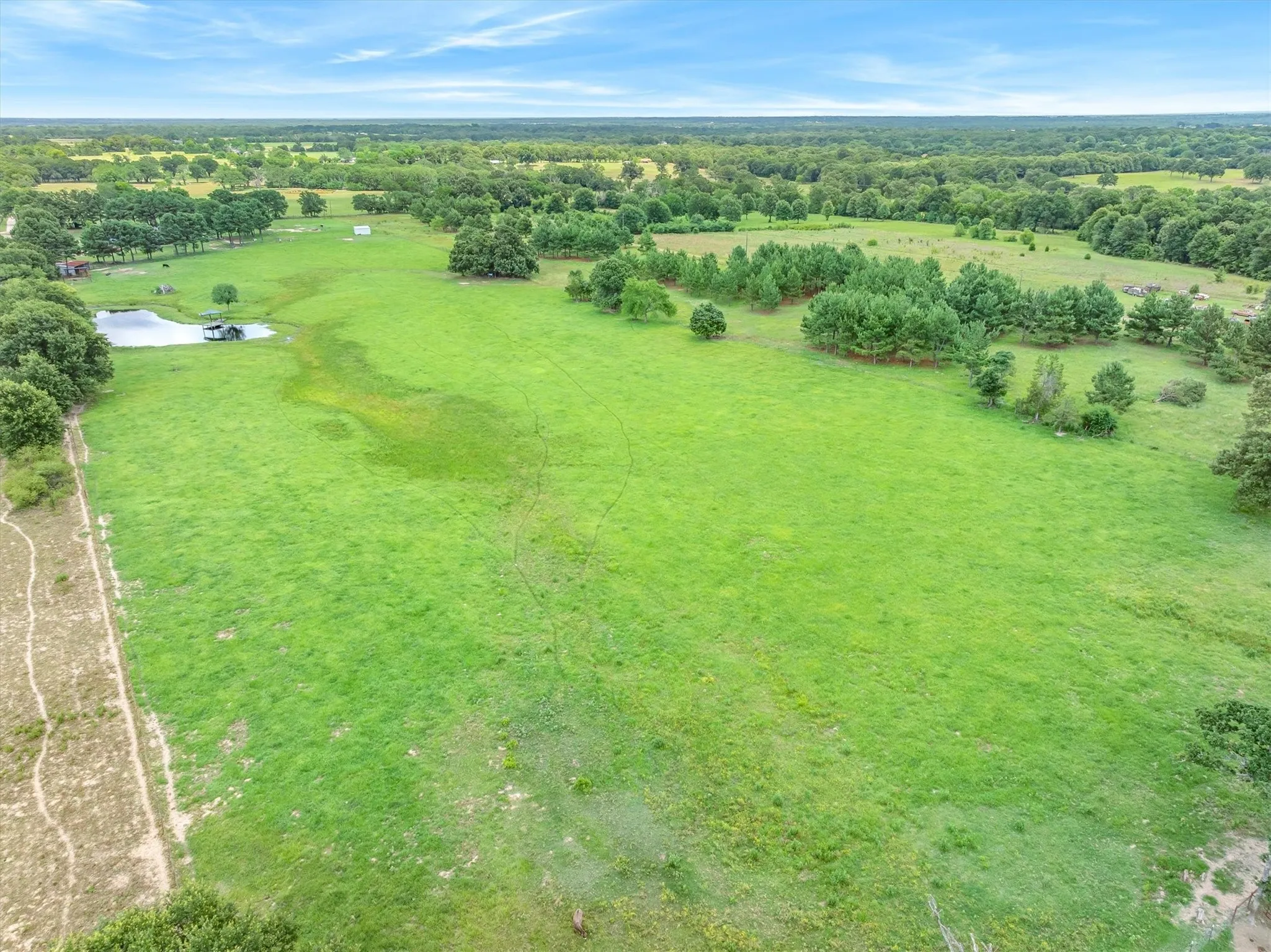 Gorgeous pastures that are fenced and cross fenced for multiple livestock