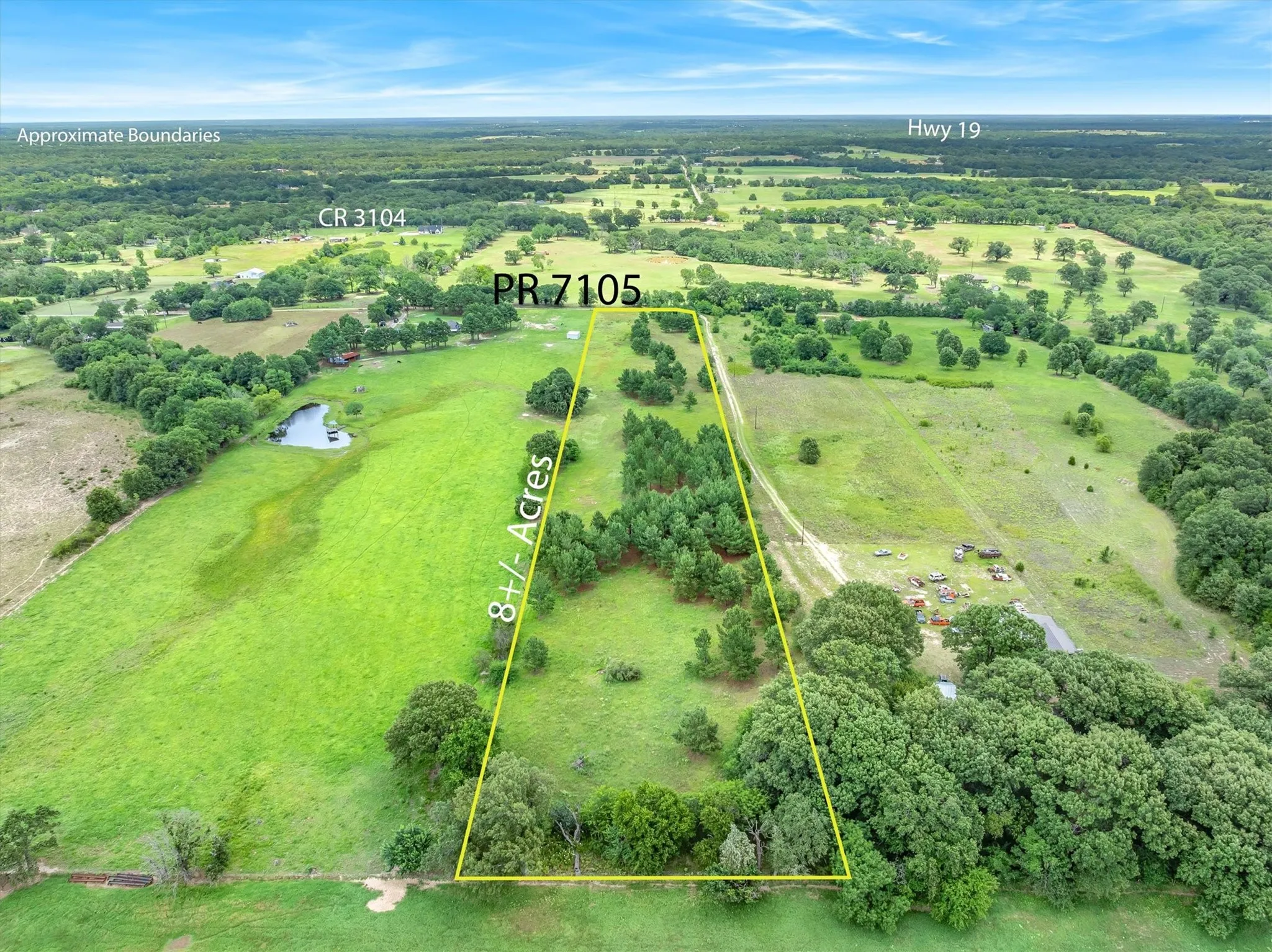 Additional Acreage available beside the property.