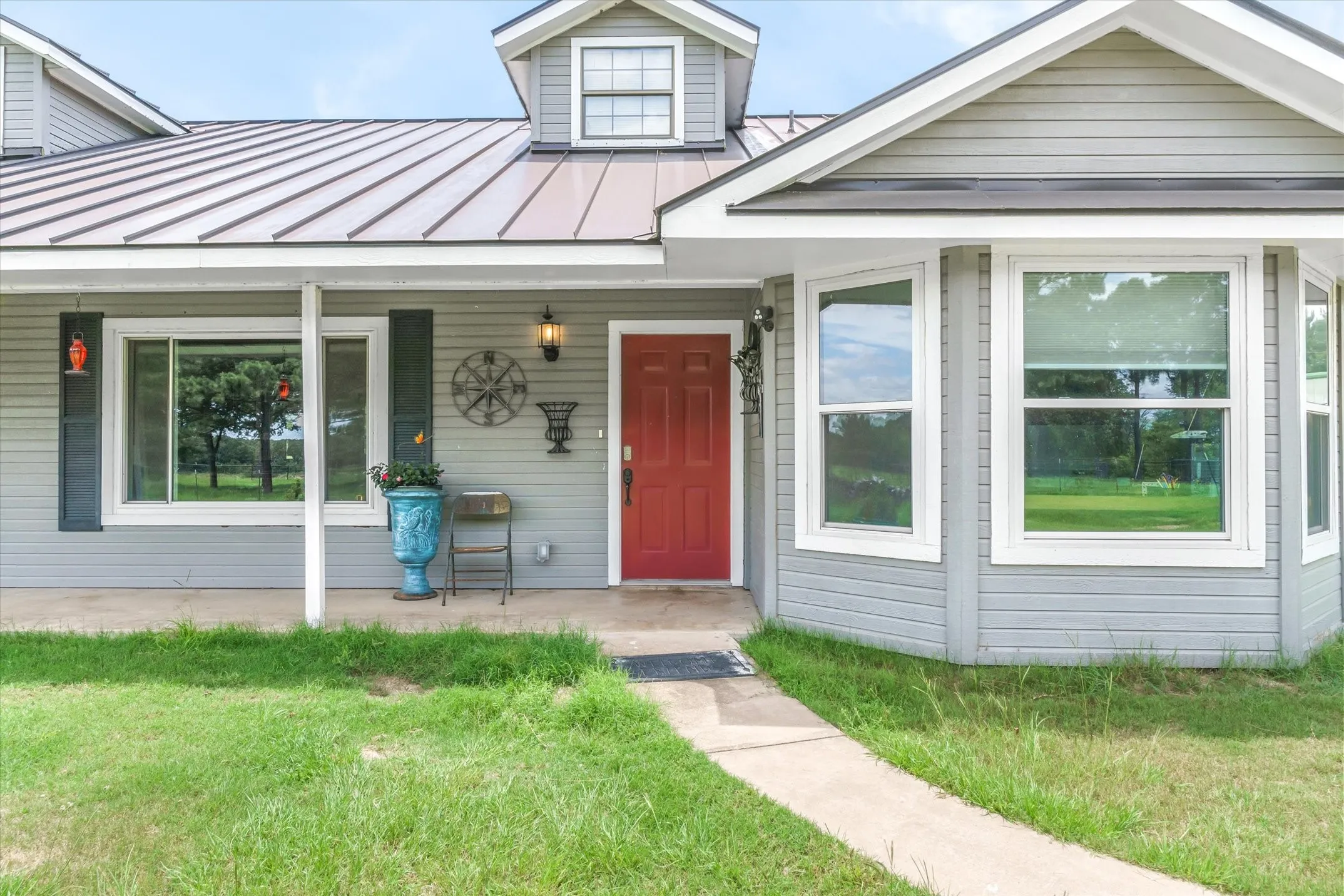Porch made for enjoying the country life