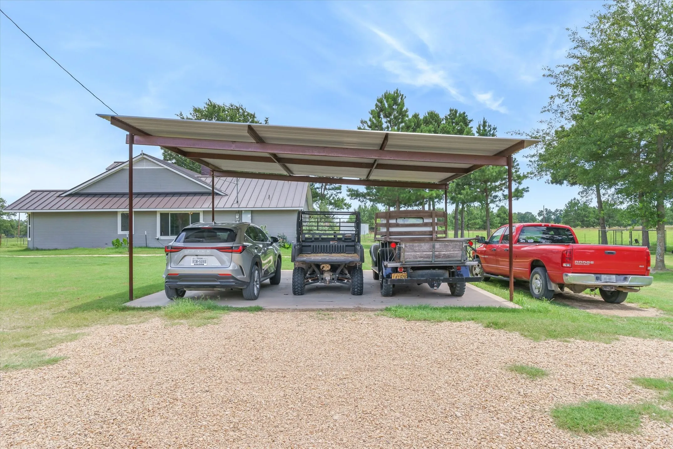 Carport for 3 cars or toys/equipment