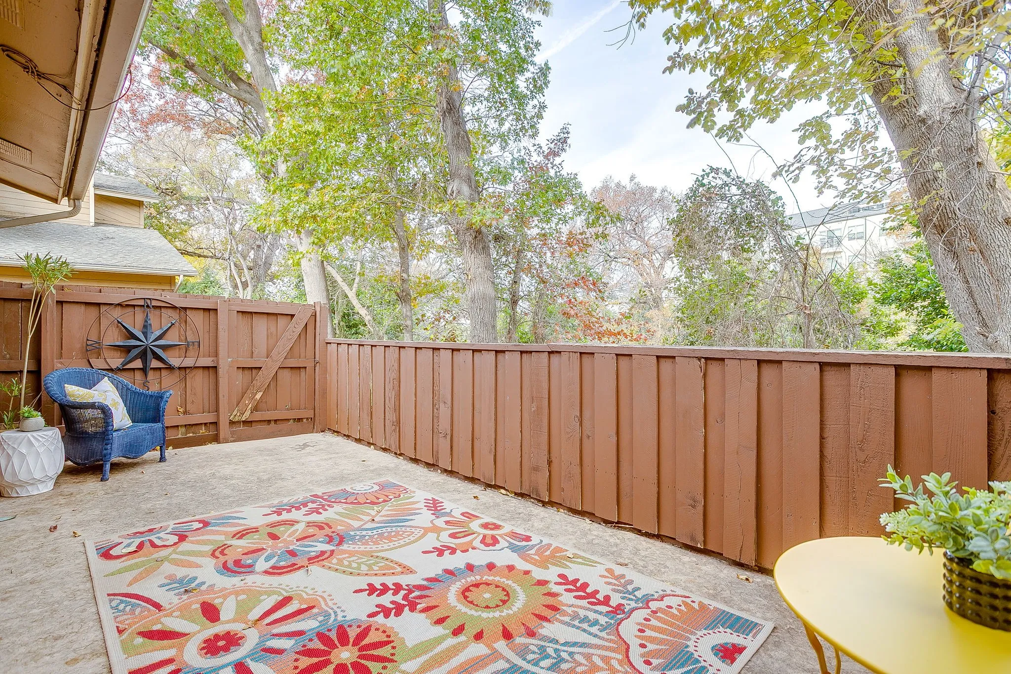 Backs to wooded area and creek