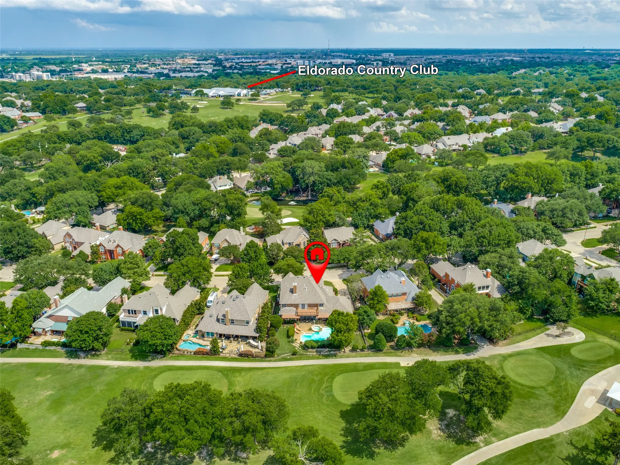 Eldorado is a scenic, active community with mature trees, walking trails, and an award winning Elementary School.