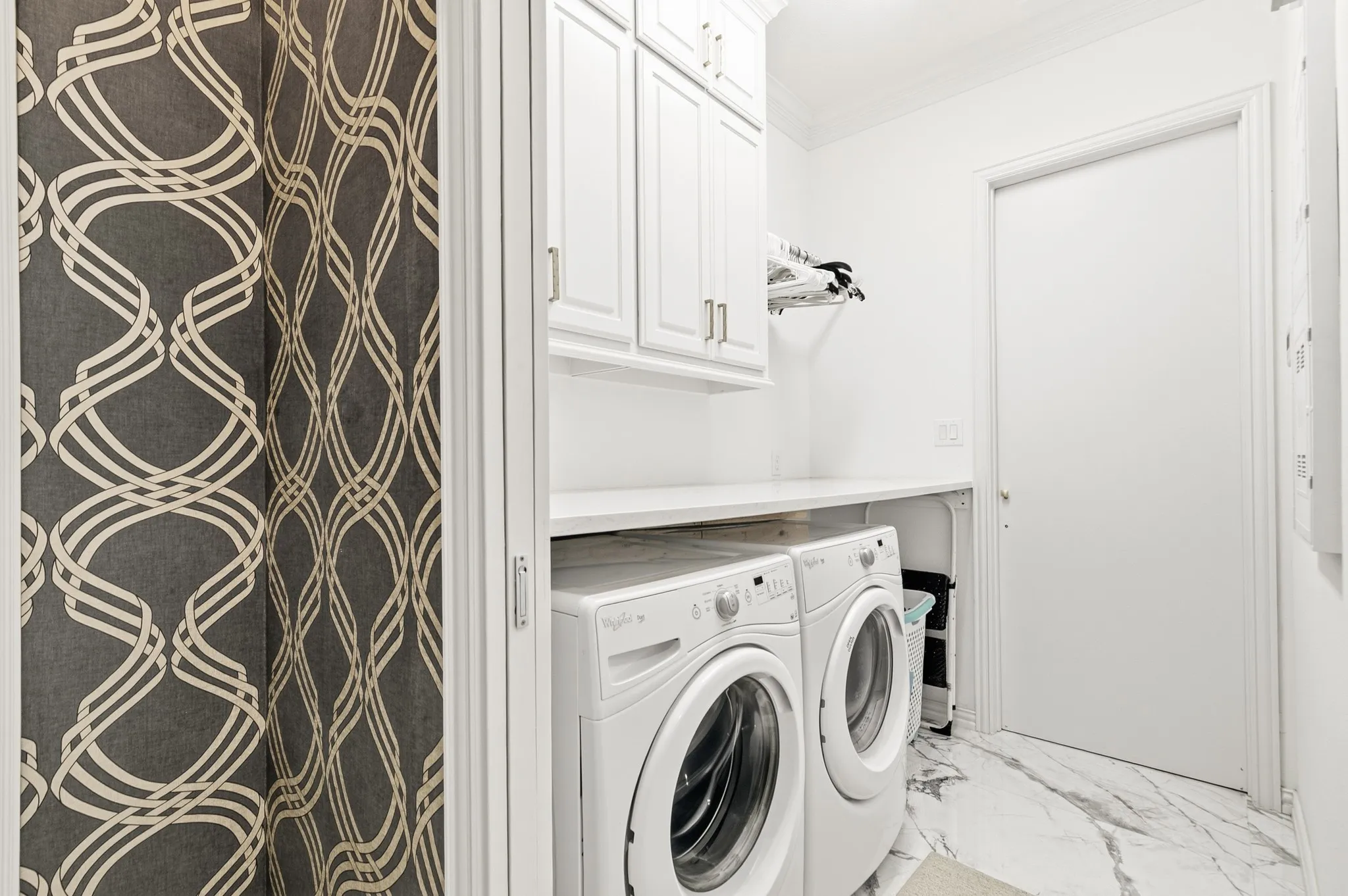 Secret door from laundry room