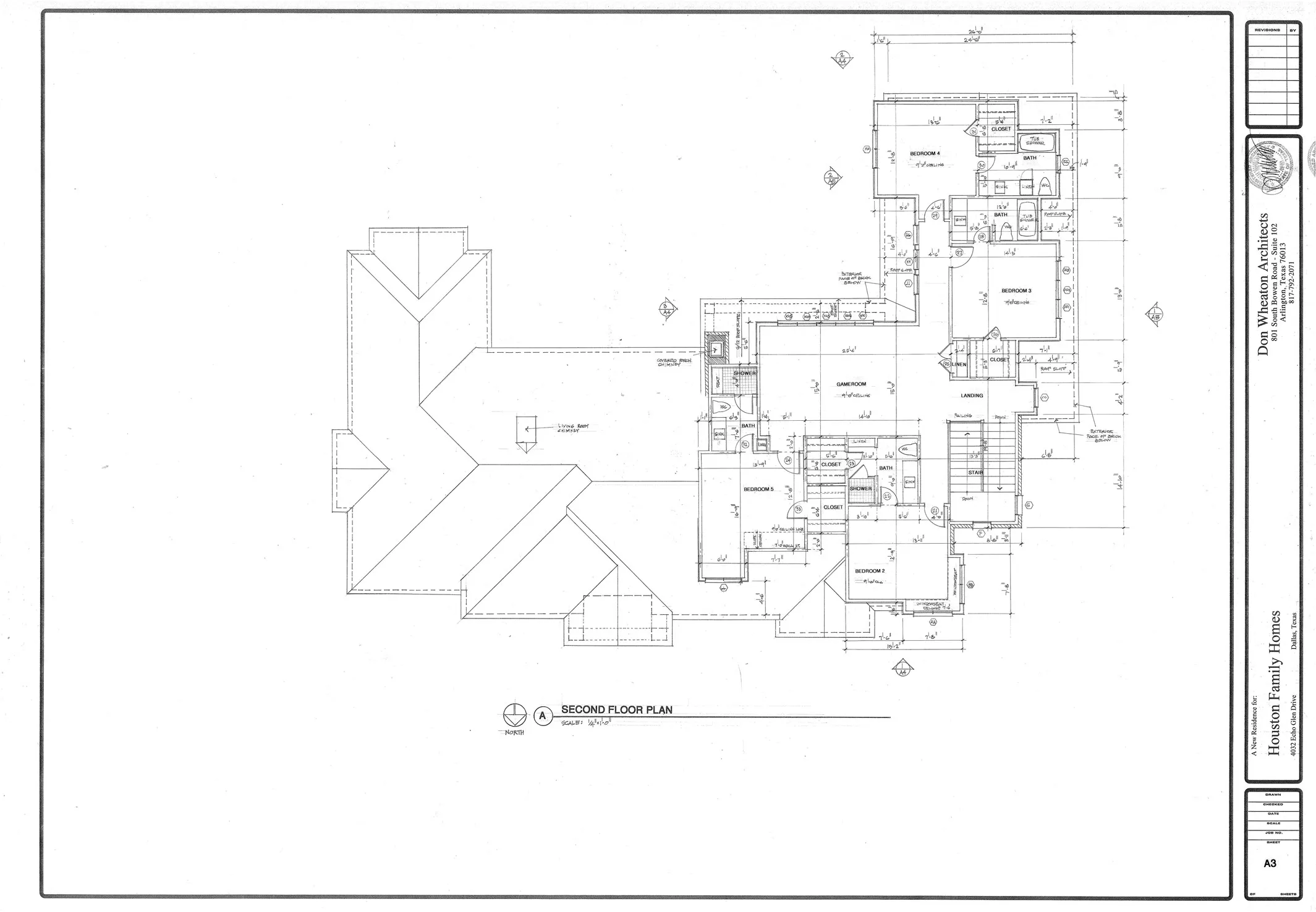 Floor plan second floor