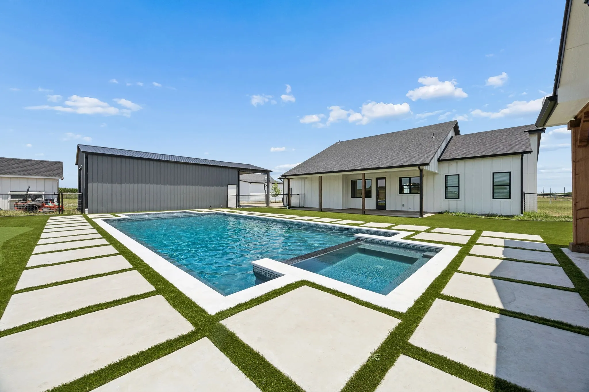 Brand new pool and spa