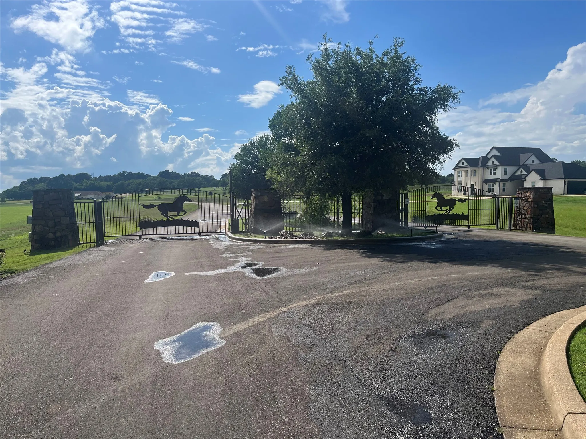Gate to property
