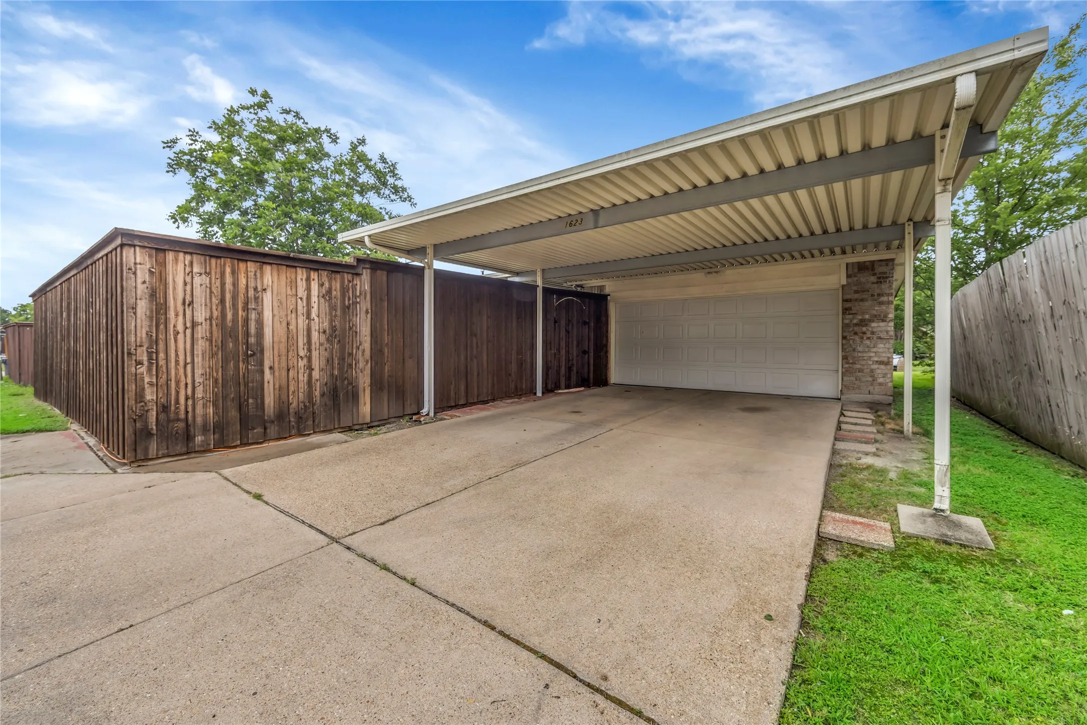 Remote access garage, carport