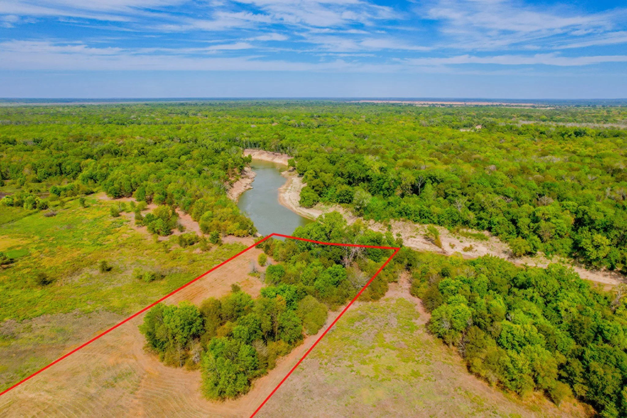 Riverfront land offers a rare combination of water views and usable acreage.