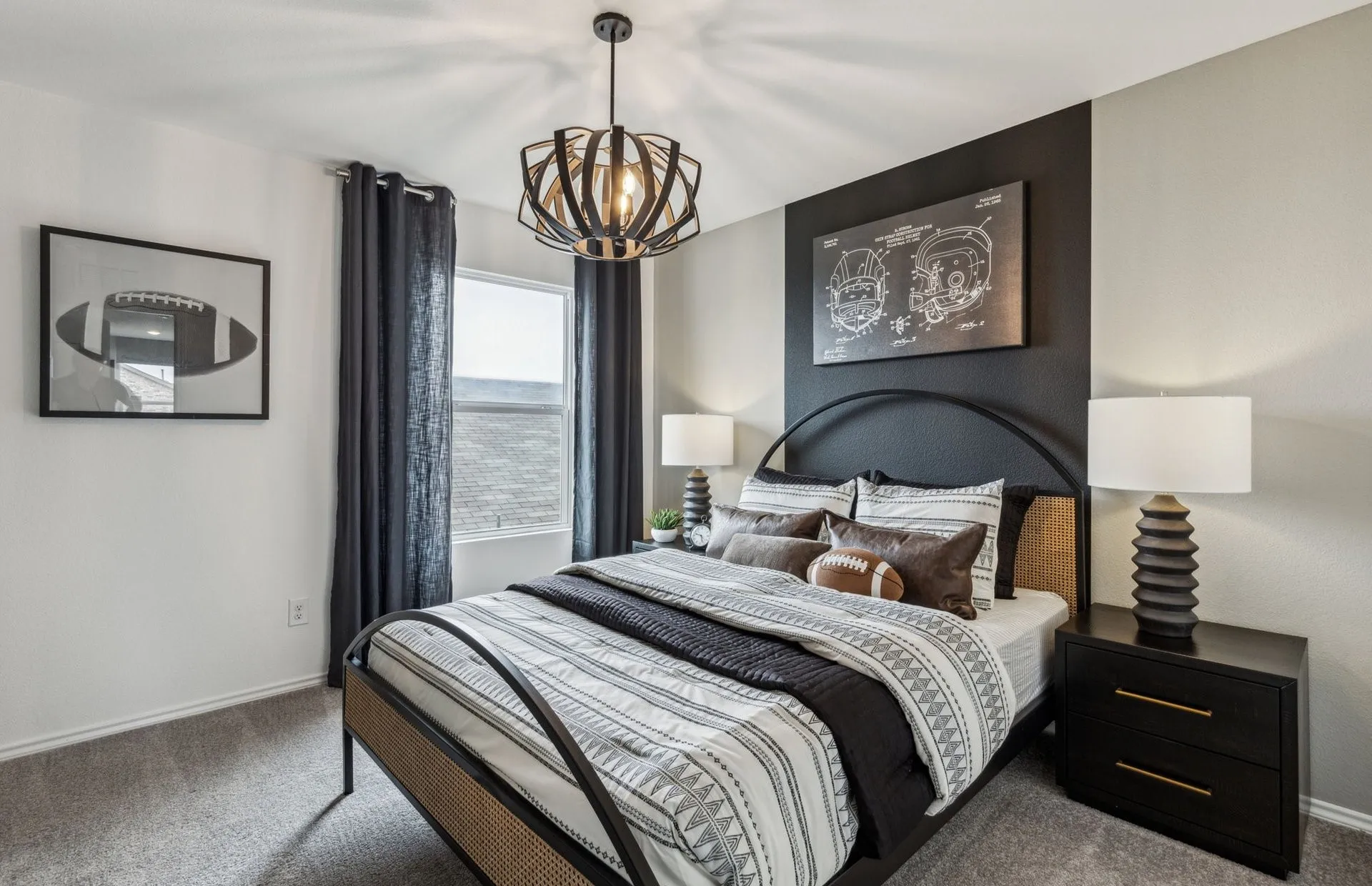 *Model Representation - Spacious secondary bedroom
