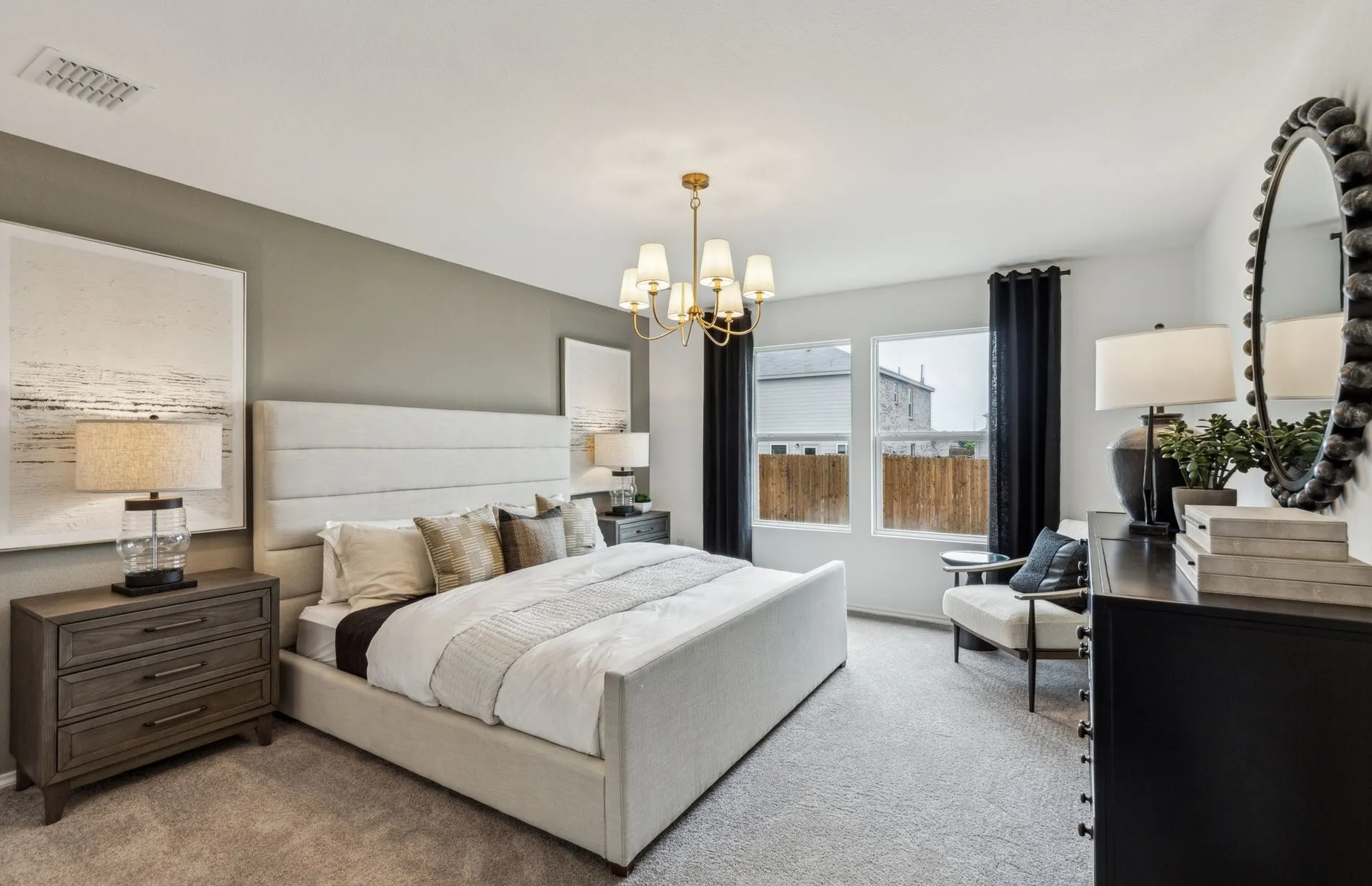 *Model Representation - Spacious owner's suite with private bath