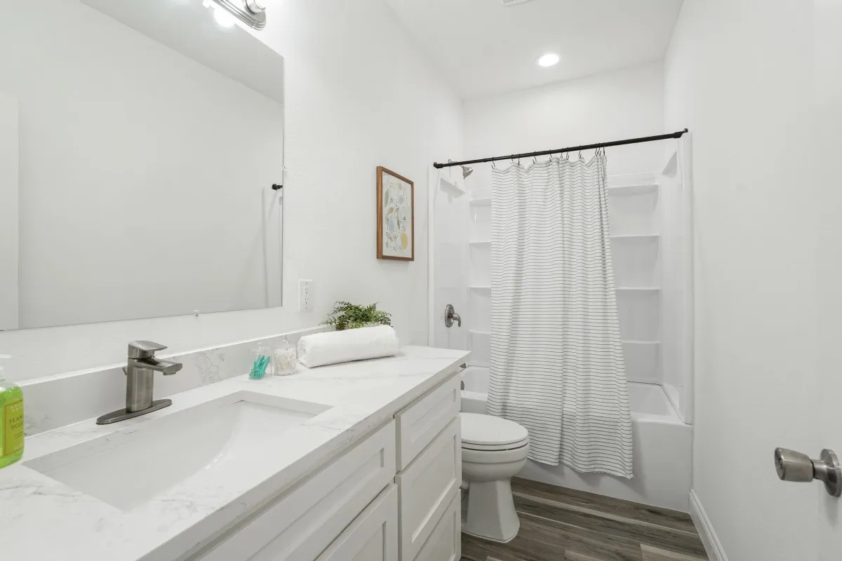 Shared bathroom.