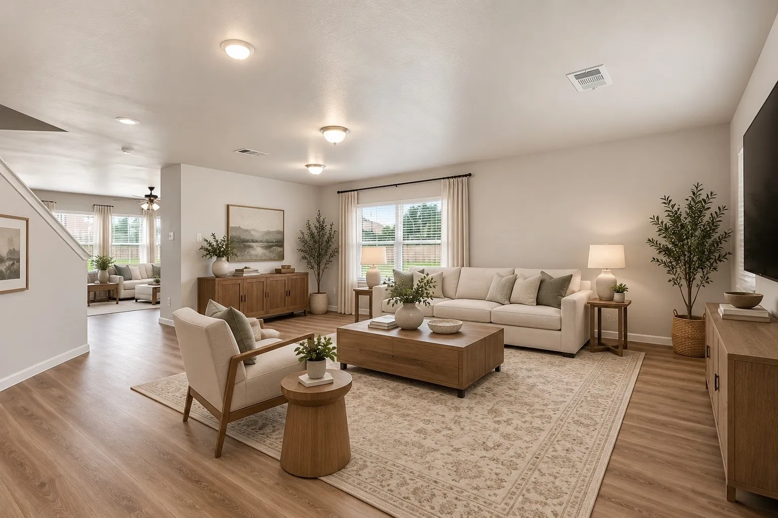 Virtually Staged: Living Room