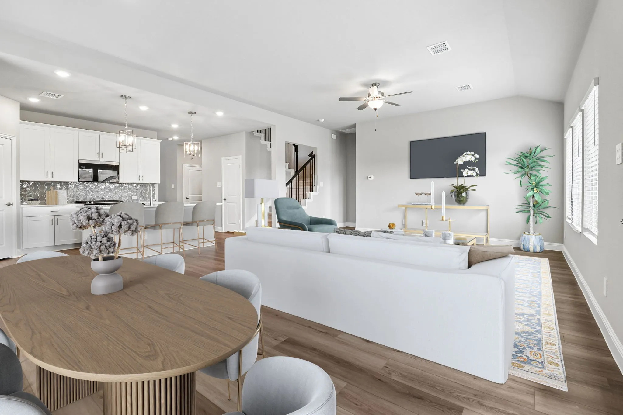 Photo is not of the actual home, but is an inspirational photo of builder’s model home and may depict options, furnishings, and/or decorator features that are not included.