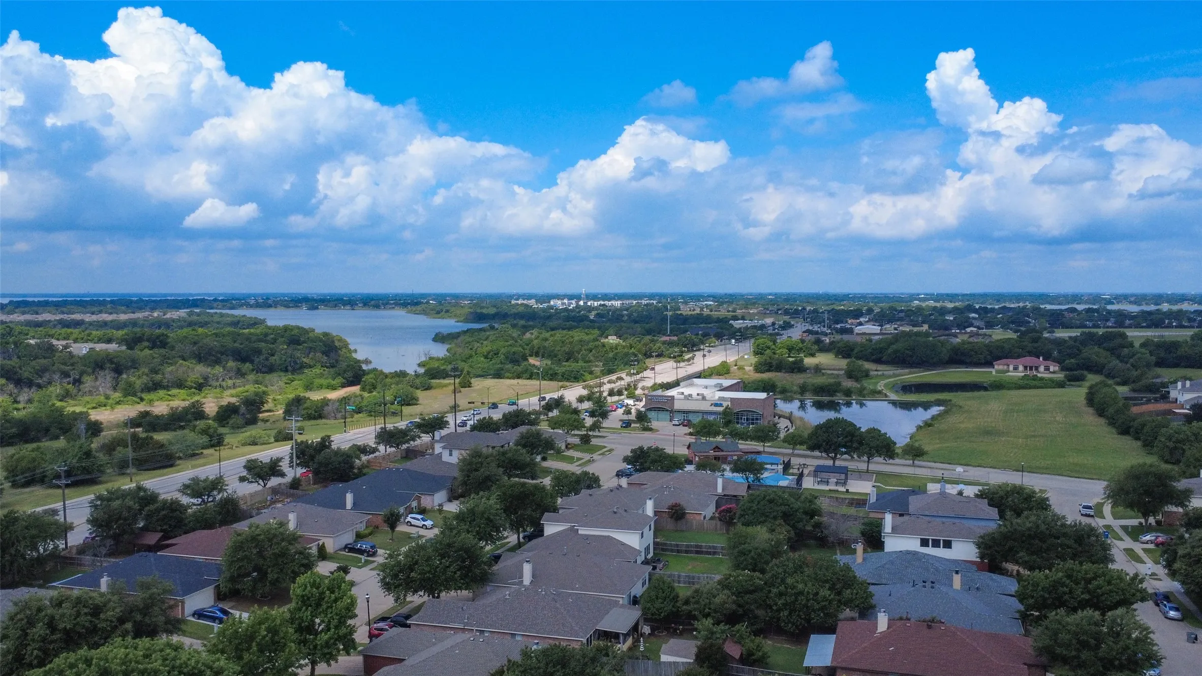 Lake Lewisville and Community Pool and Park