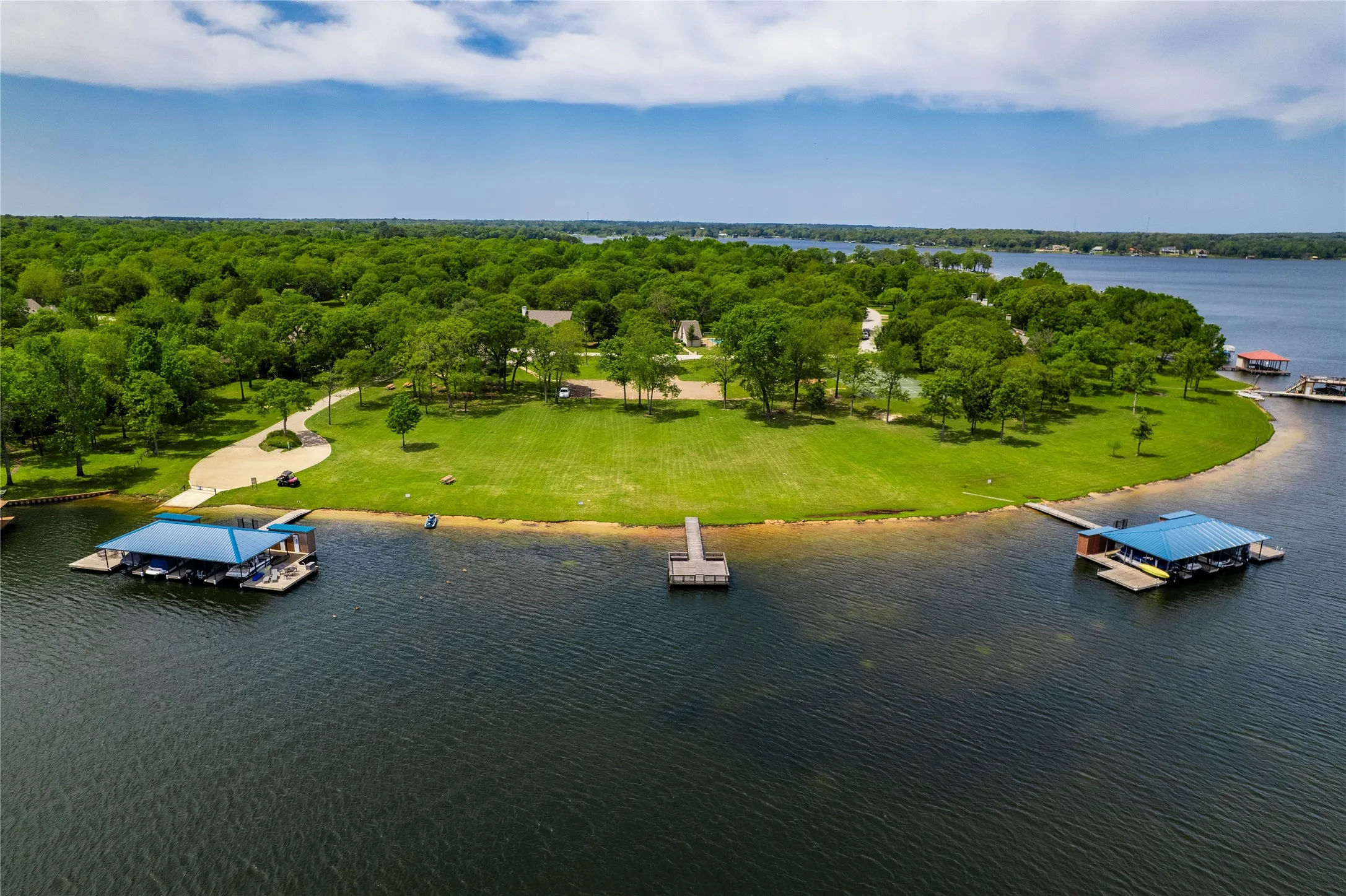 Community boat ramp