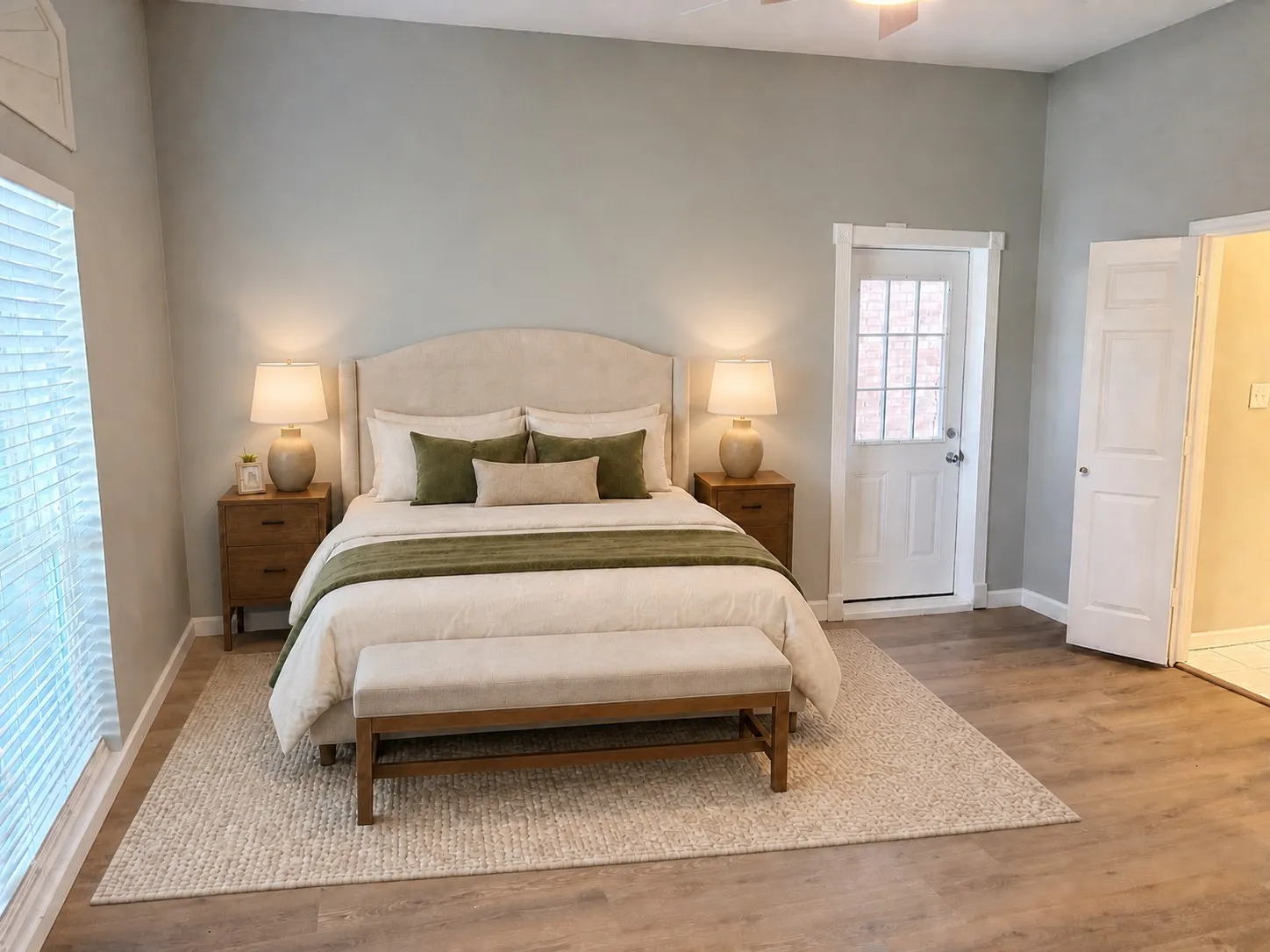 AI-generated virtual staging for demonstration purposes only.
