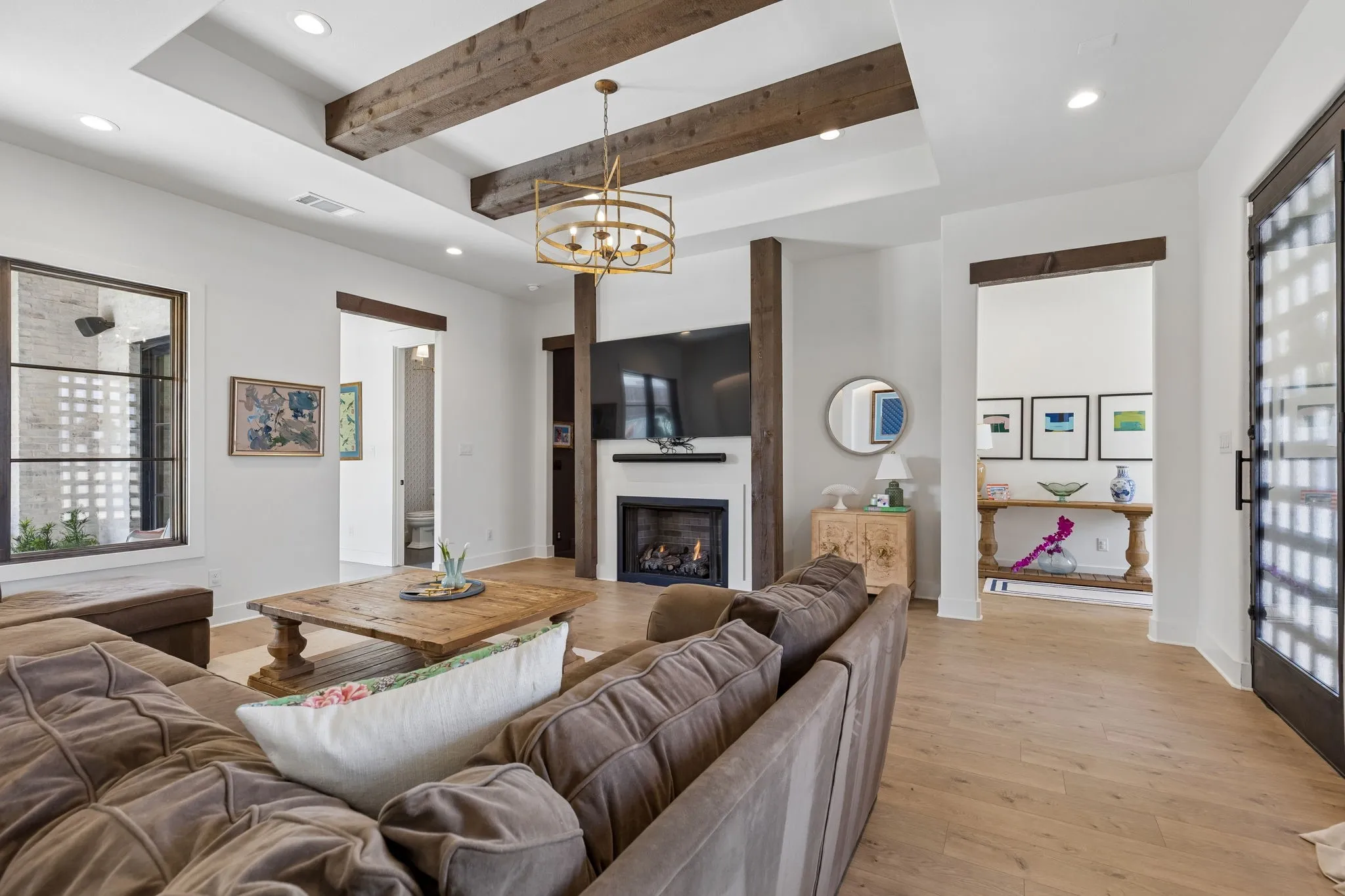 Welcoming living area