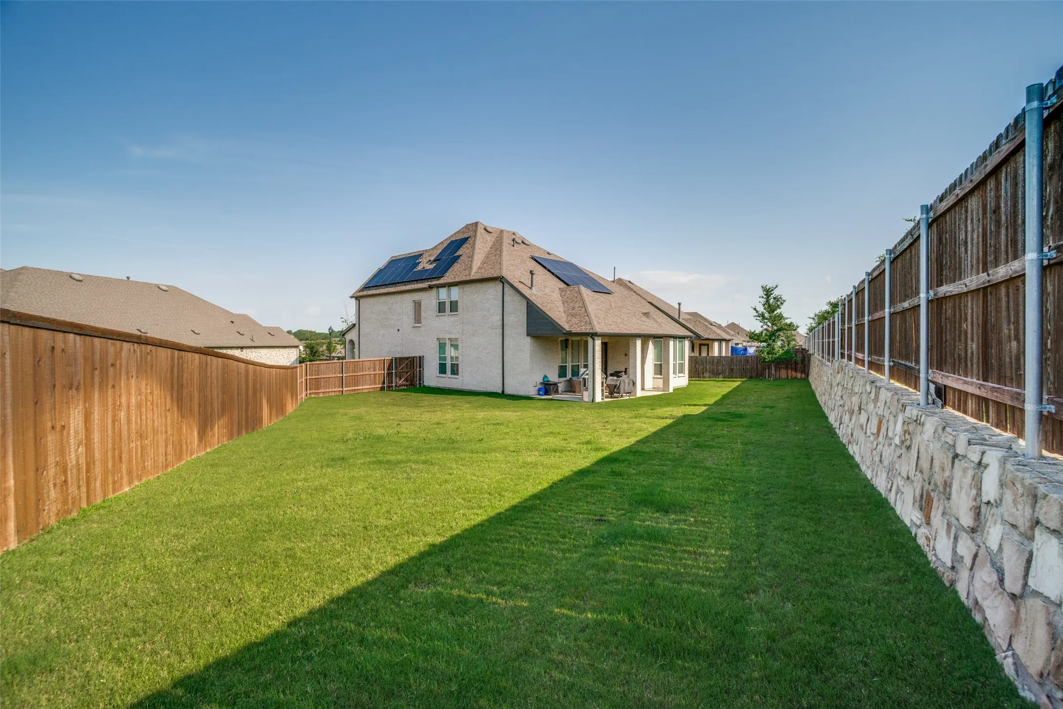Backyard- One of the largest lots in the neighborhood!