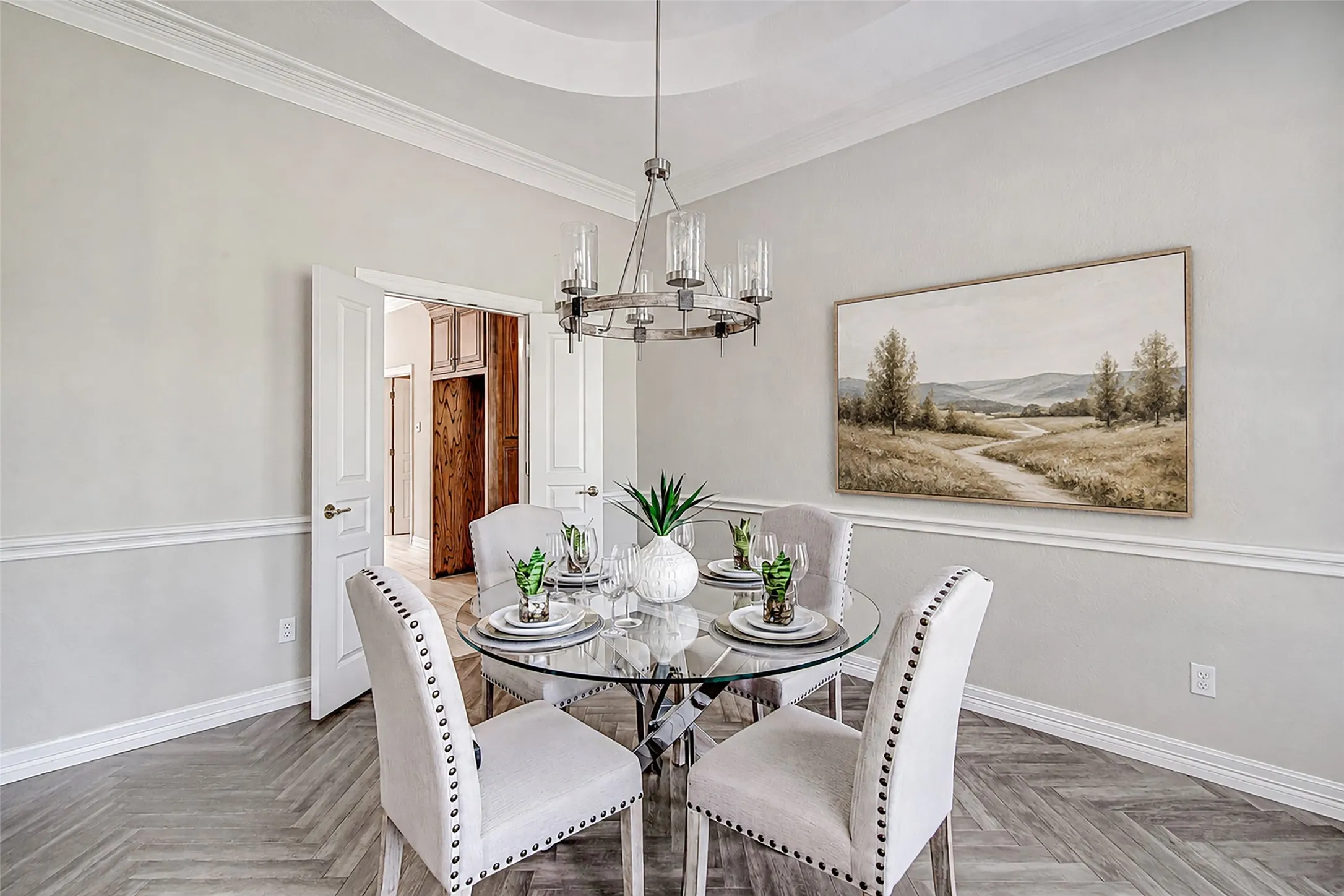 Formal dining area