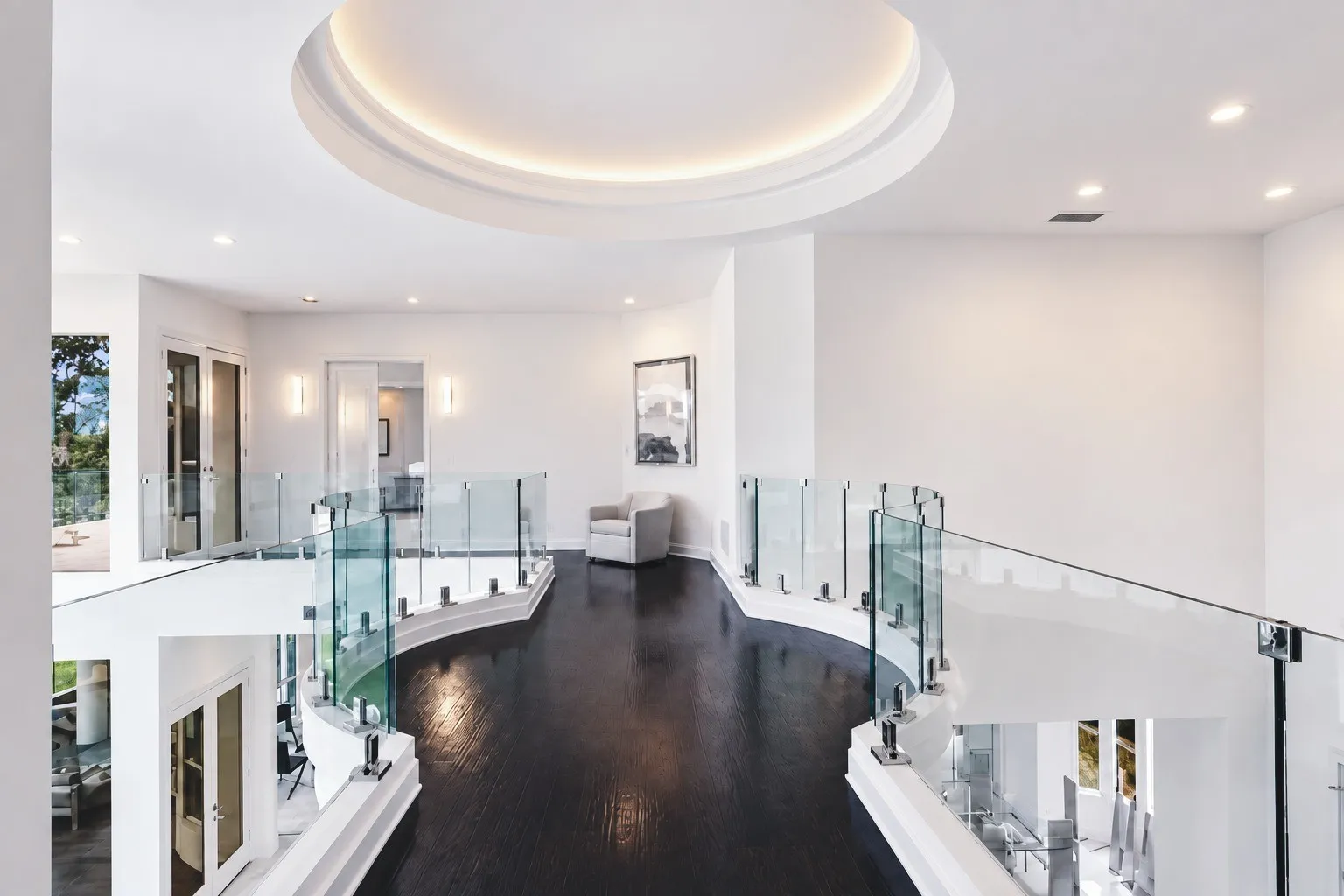 Custom LED lighting throughout the home synchronized with music, nightclub-style experience, pair with a premium whole-home sound system.
