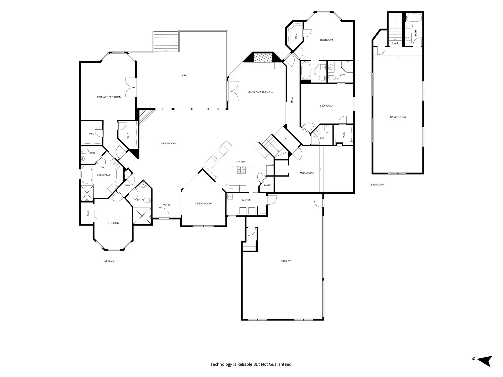 Floor plan is deemed highly reliable but not guaranteed.
