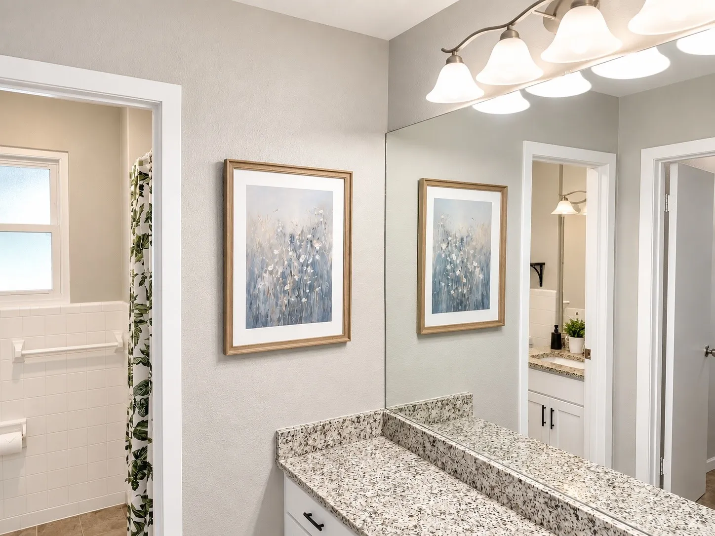 Dressing/vanity area in primary bathroom