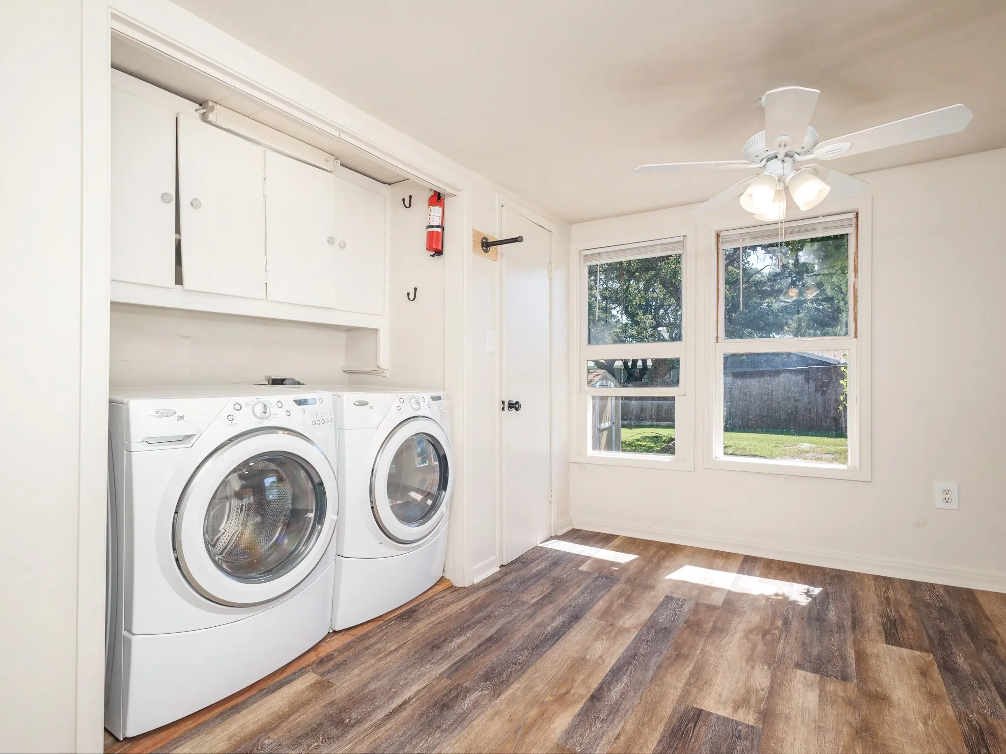 Washer & Dryer will convey upon request