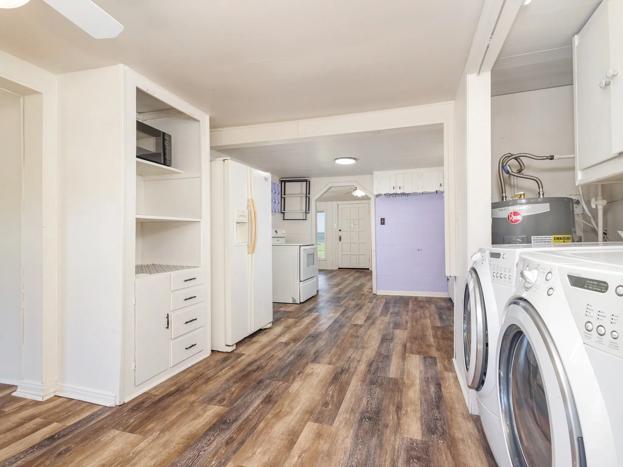 Kitchen and utility area